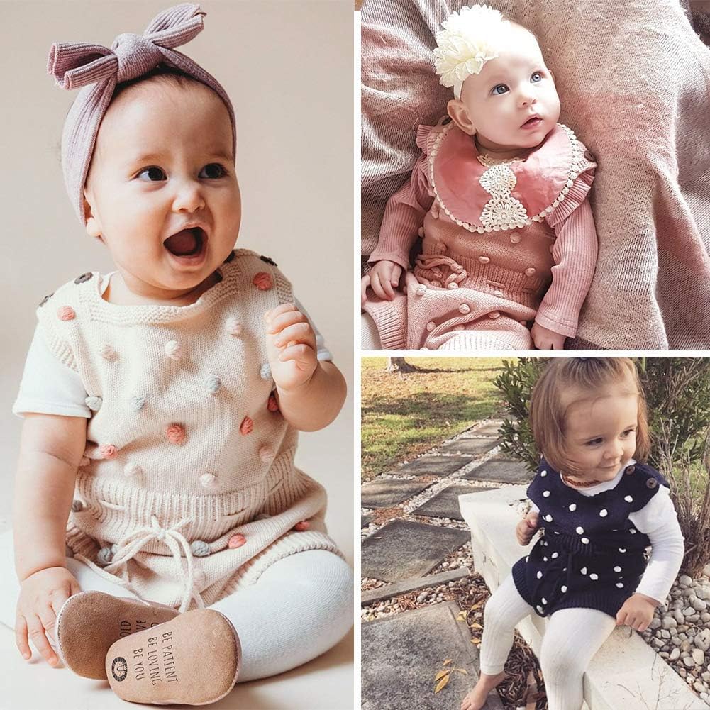 Adorable Knitting Romper for Baby Girls