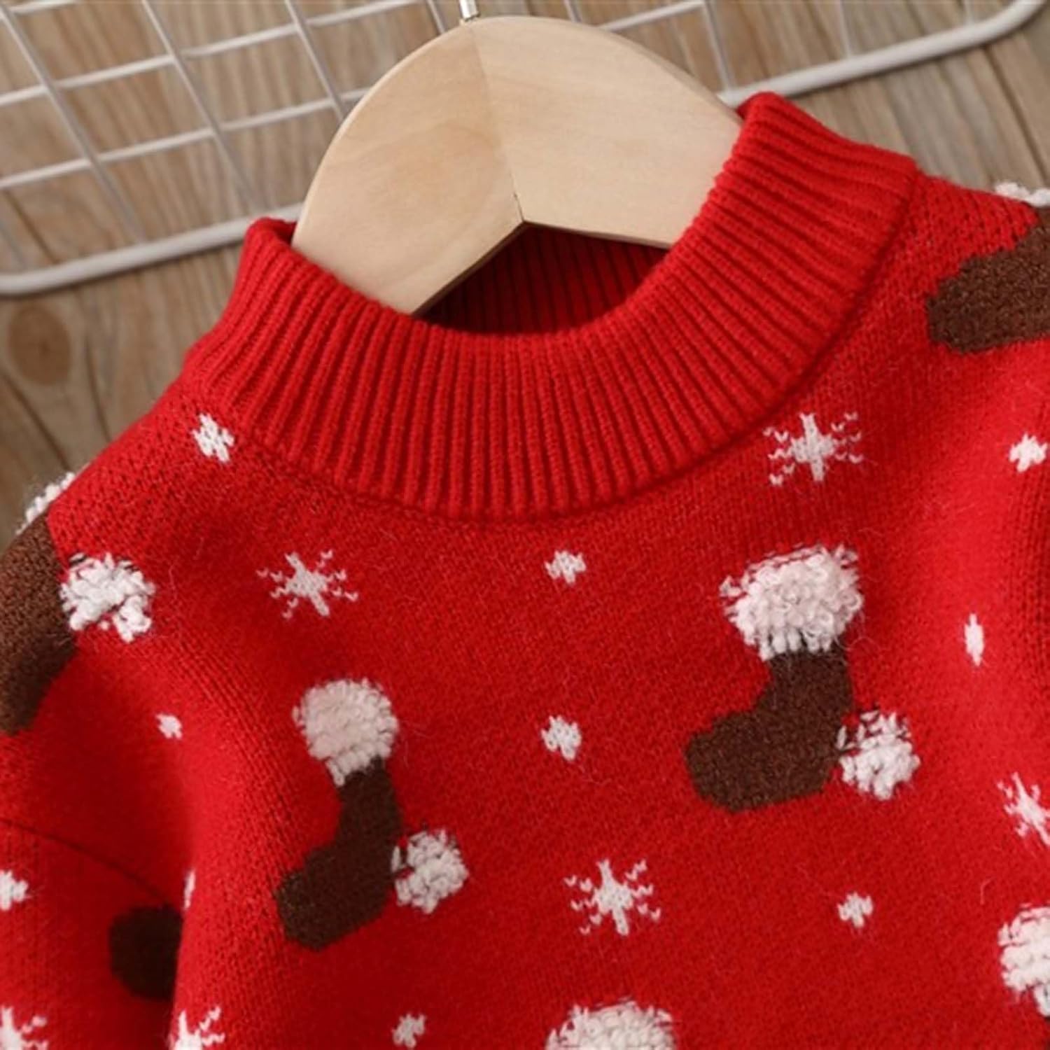Red Christmas Sweater for Toddler