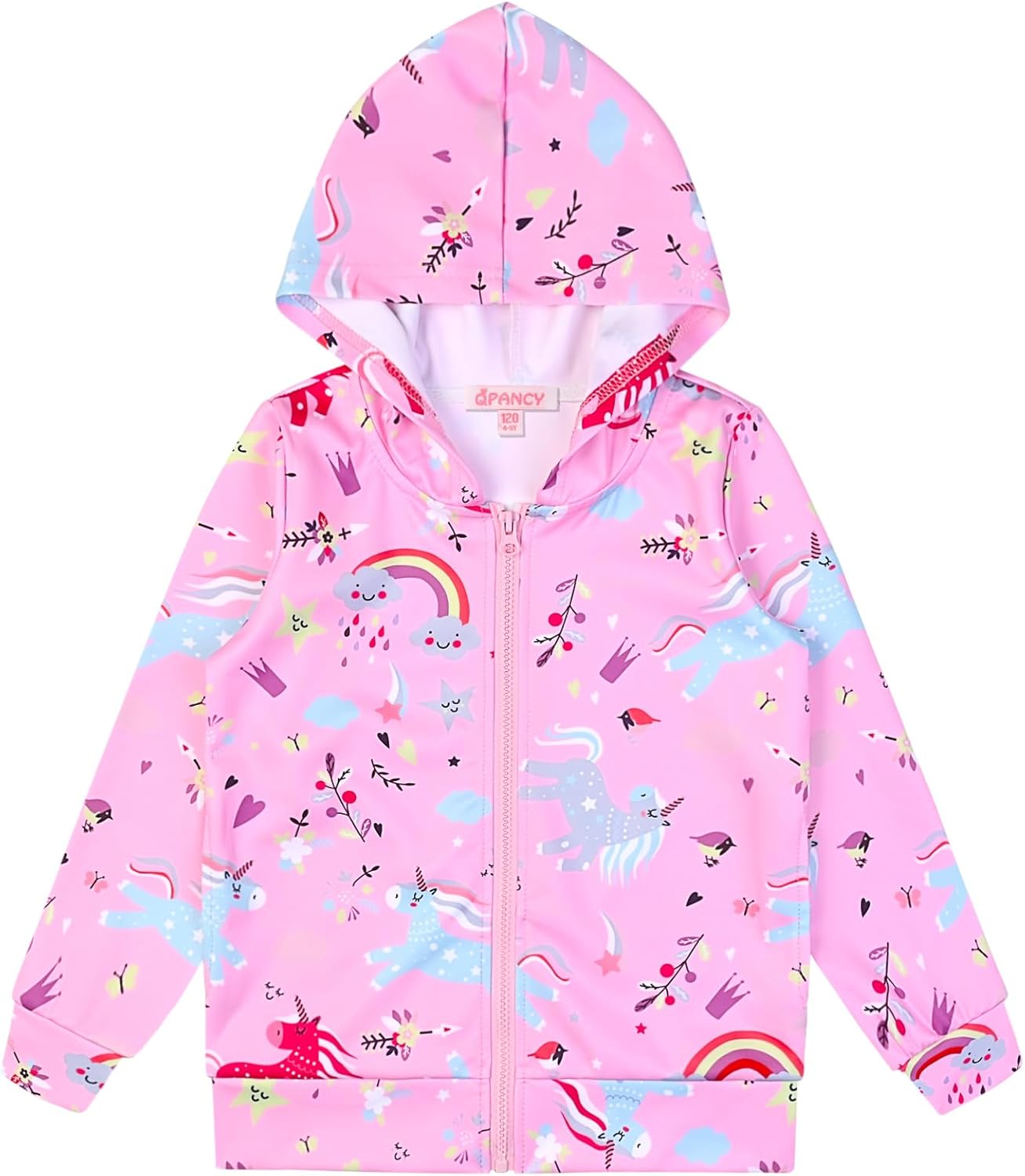 QPANCY Girls Unicorn Hoodie With Pockets