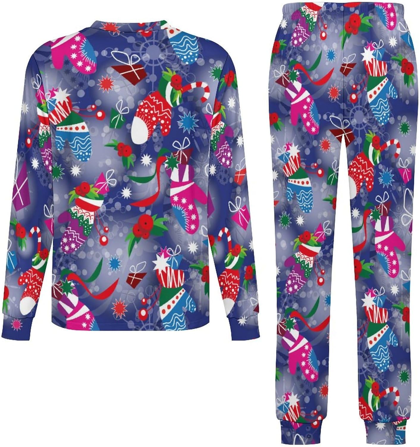 Santa Truck Thermal Set for Kids - Classic Christmas Pajamas