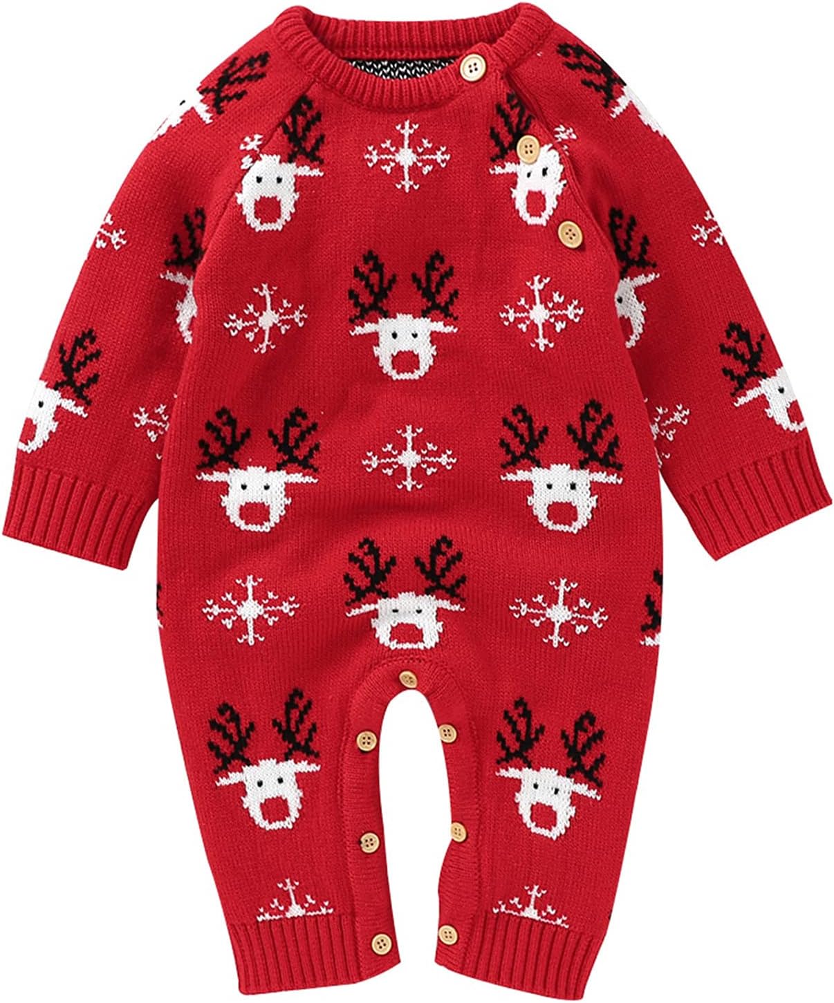 Baby Christmas Romper - Soft Cozy for Toddler Boys Girls