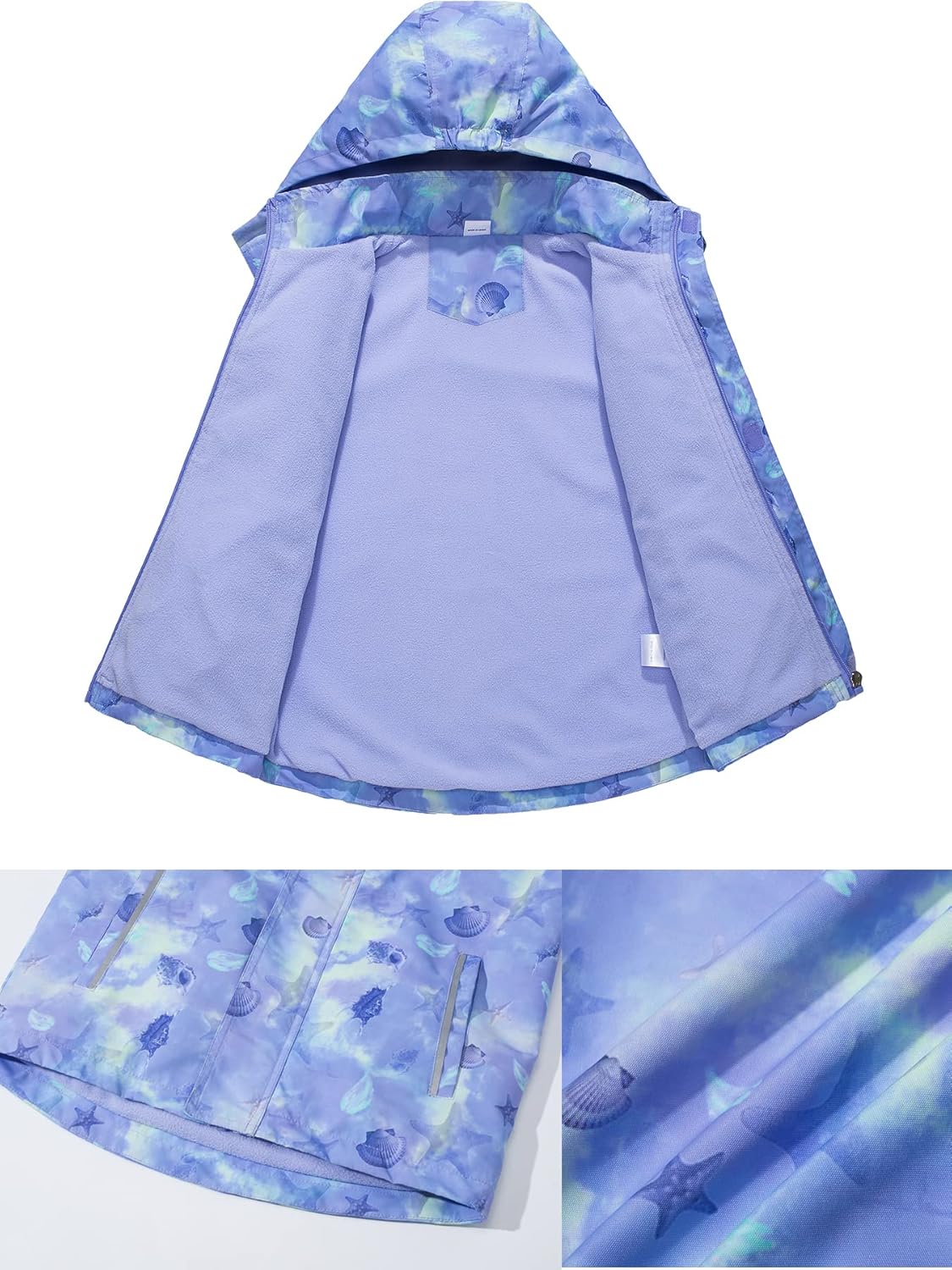 Girls Waterproof Rain Jacket Adventure