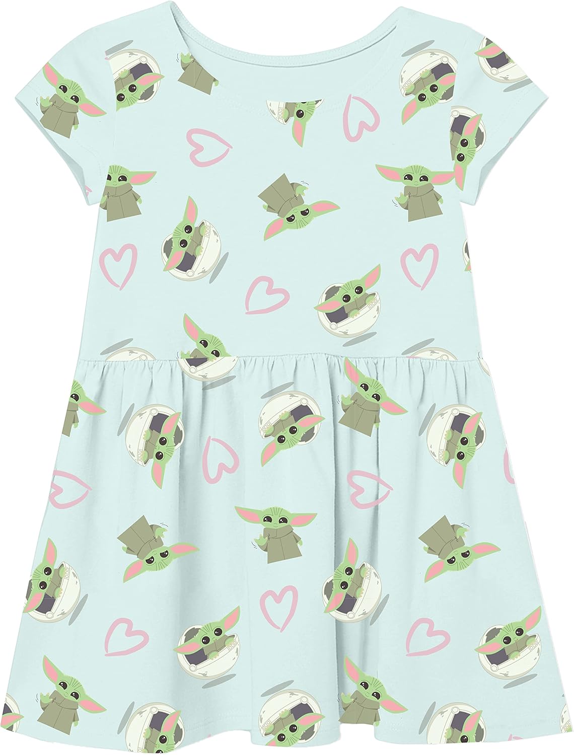 Star Wars The Mandalorian Baby Yoda Dress for Toddler Girls
