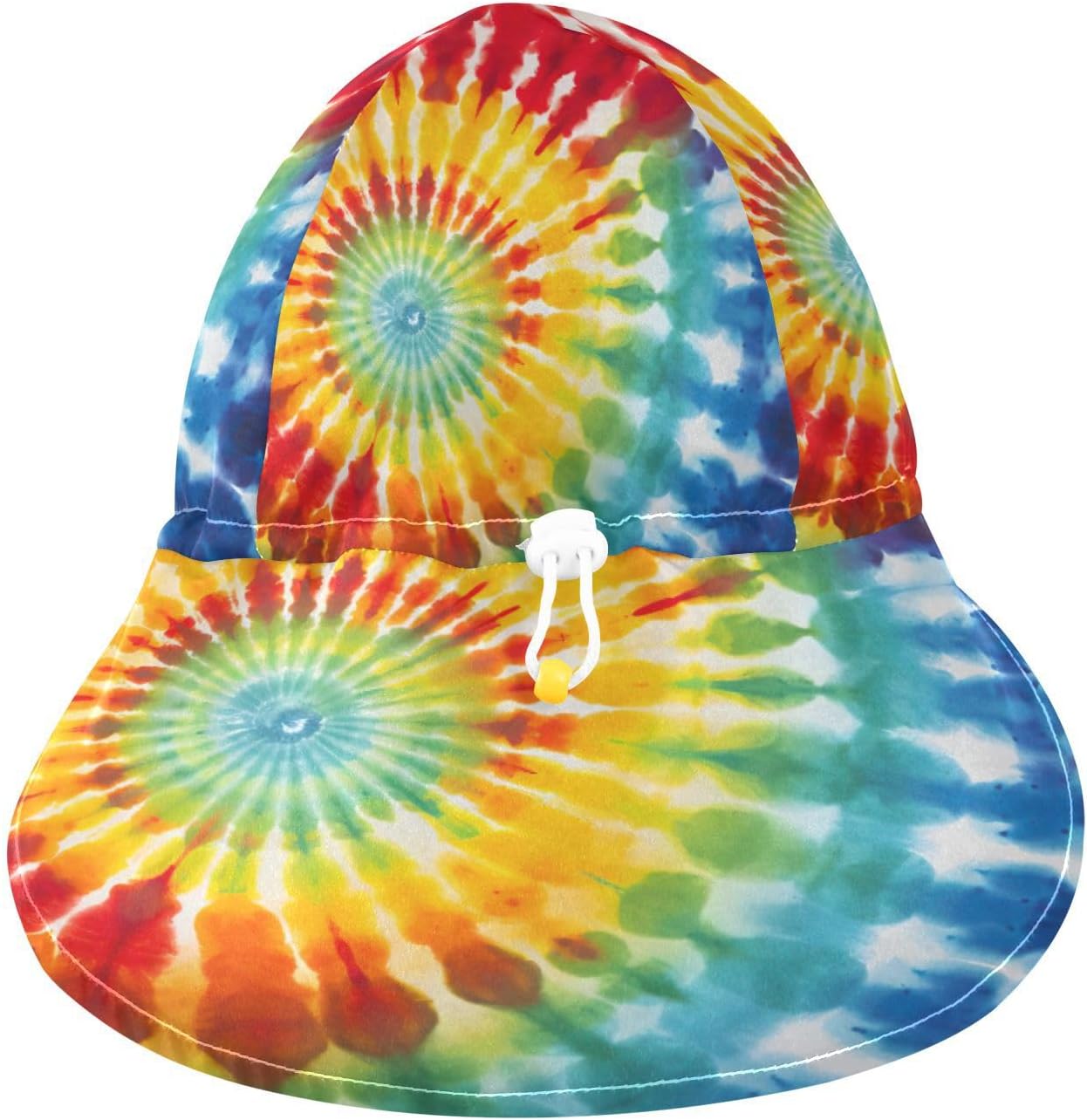 Emelivor Rainbow Spiral Tie Dye Toddler UV Protection Sun Hat