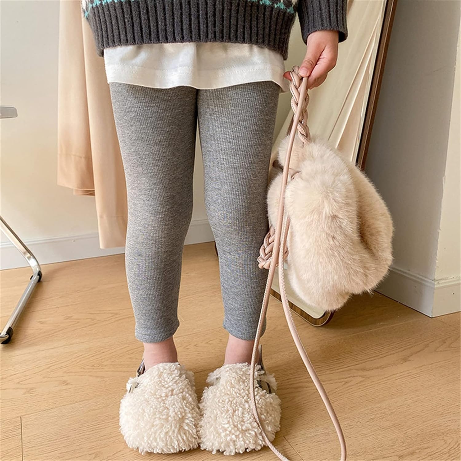 Adorable Baby Girl Winter Leggings Fleece Lined