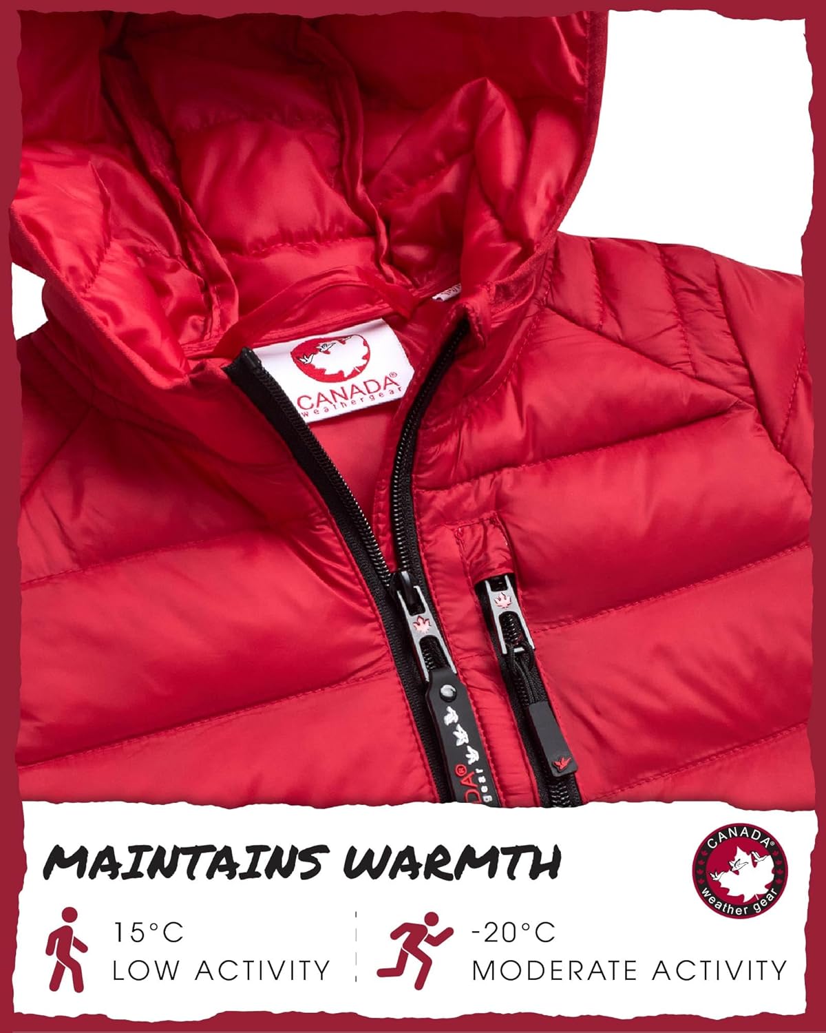 Perfect for Winter Lightweight Packable Water-Resistant Puffer Jacket for Girls