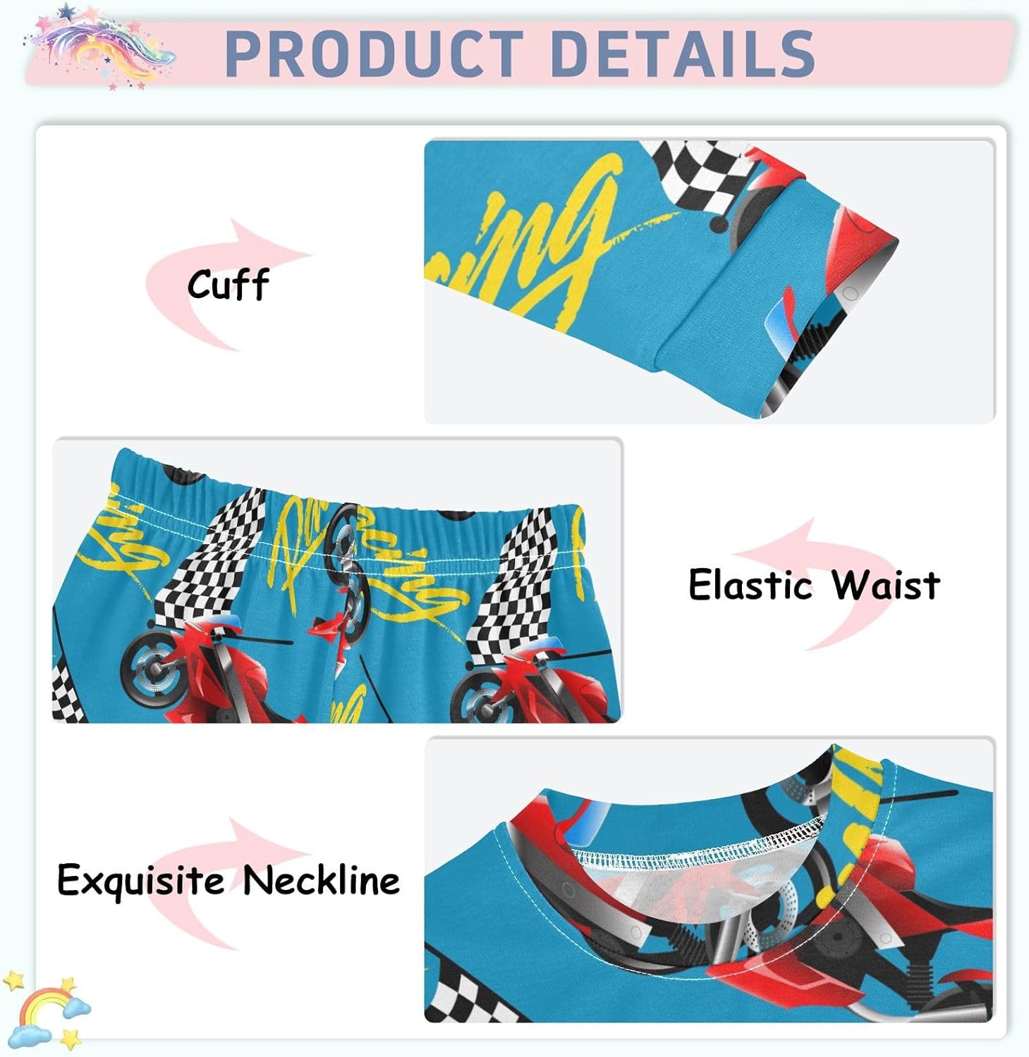 WIFIU Long Sleeve Pajama Set