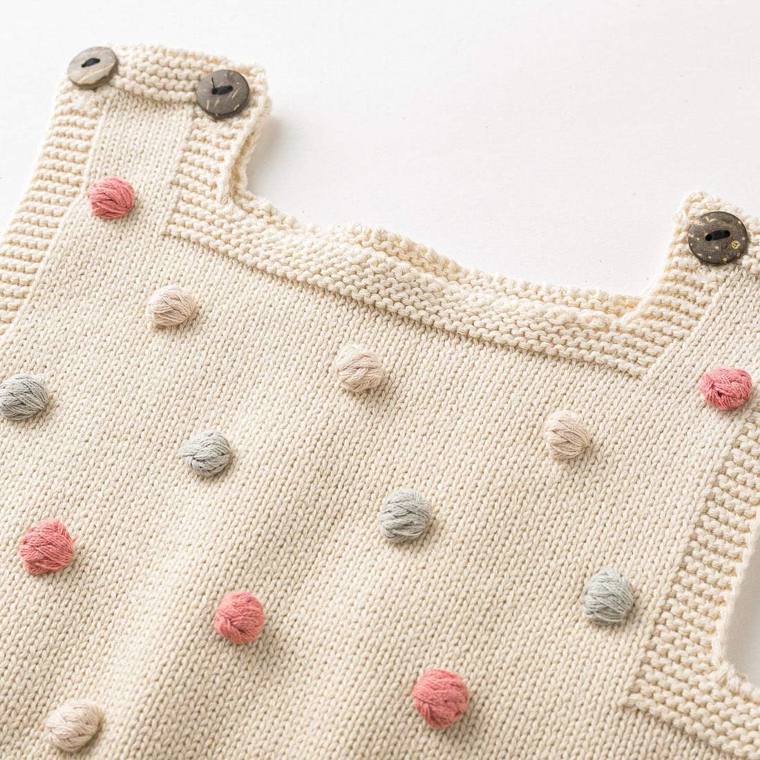 Adorable Knitting Romper for Baby Girls