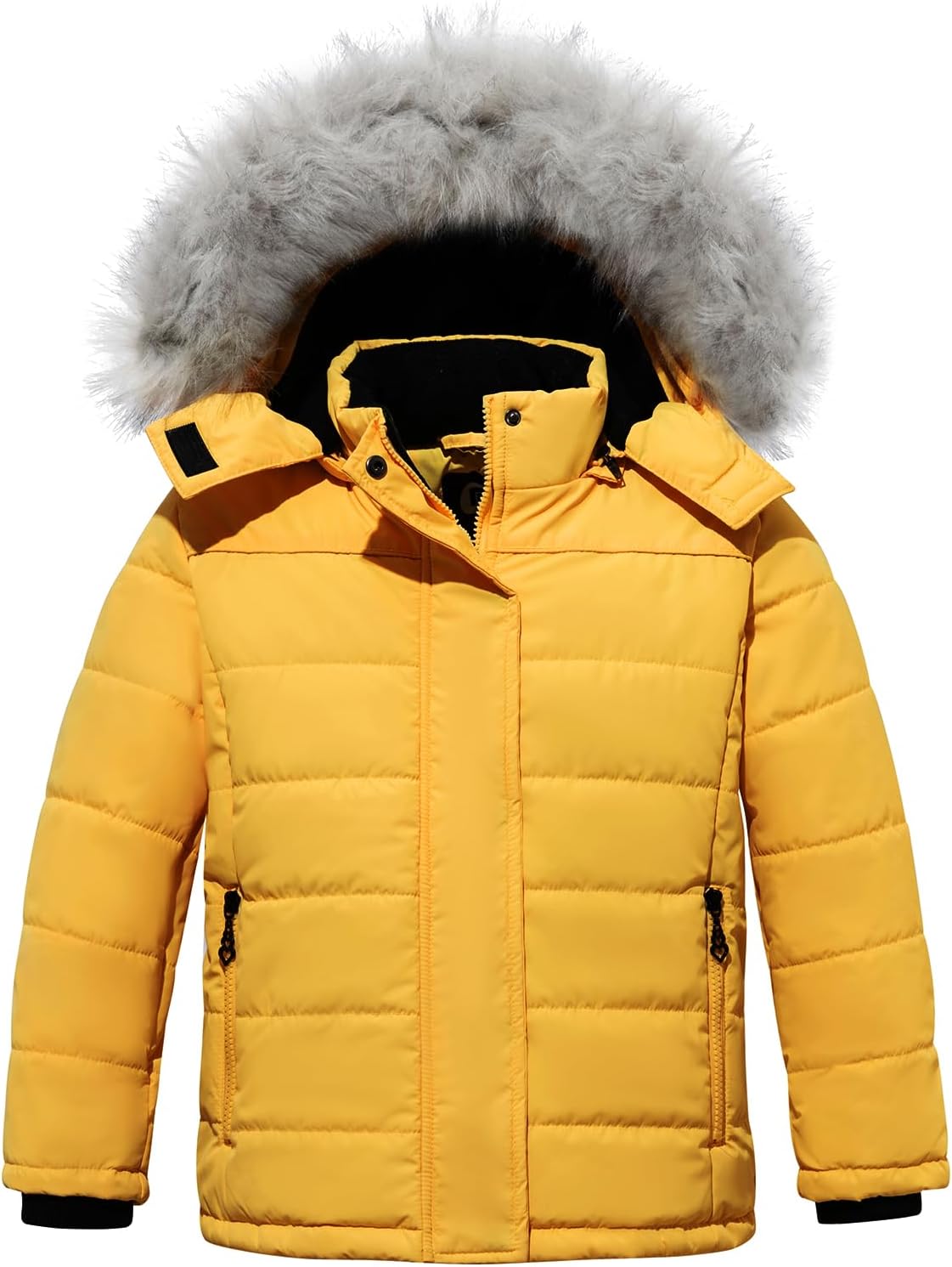 Waterproof Cozy Winter Coats for Girls Soft Fleece Puffers with 3000mm Shield