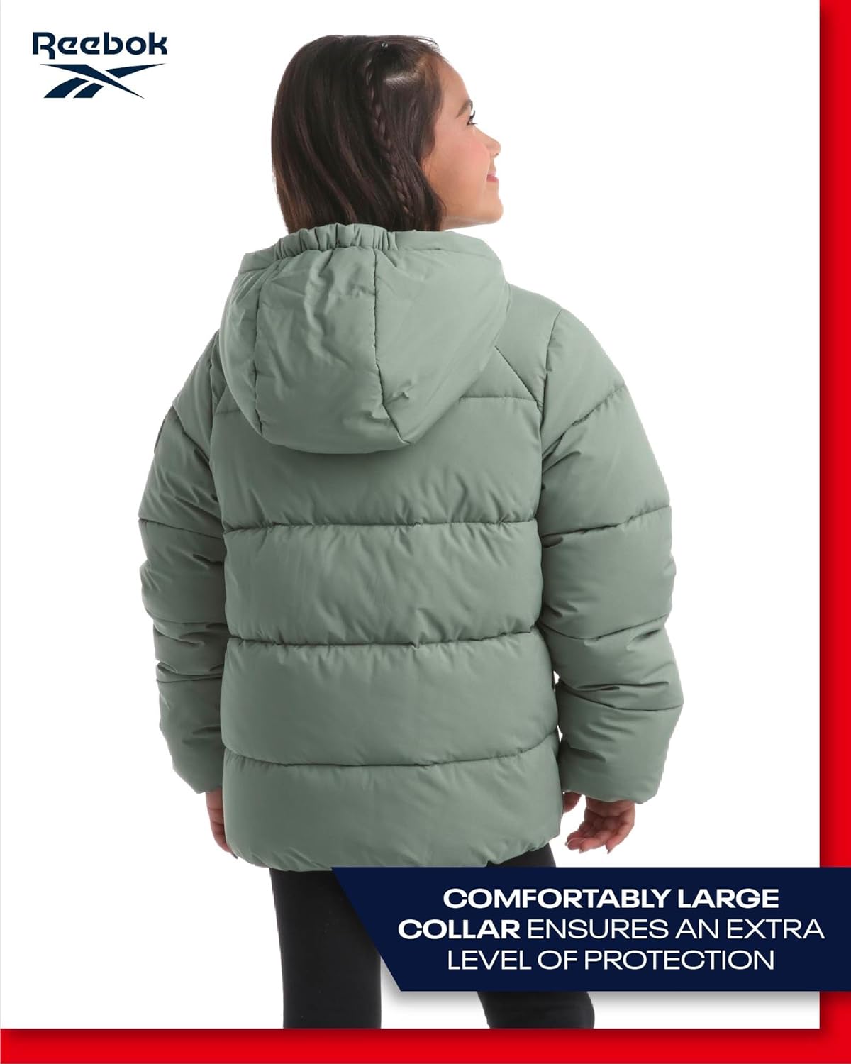 Reebok Girls Puffer Parka