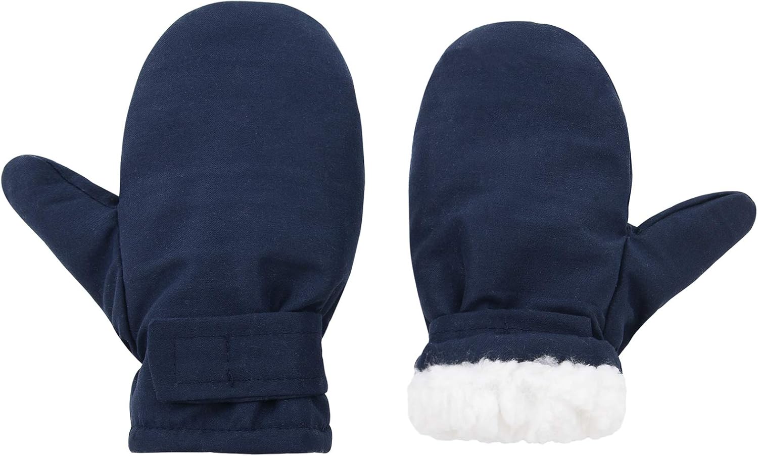American Trends Lined Fleece Toddler Winter Gloves - Soft Waterproof and Cutesy