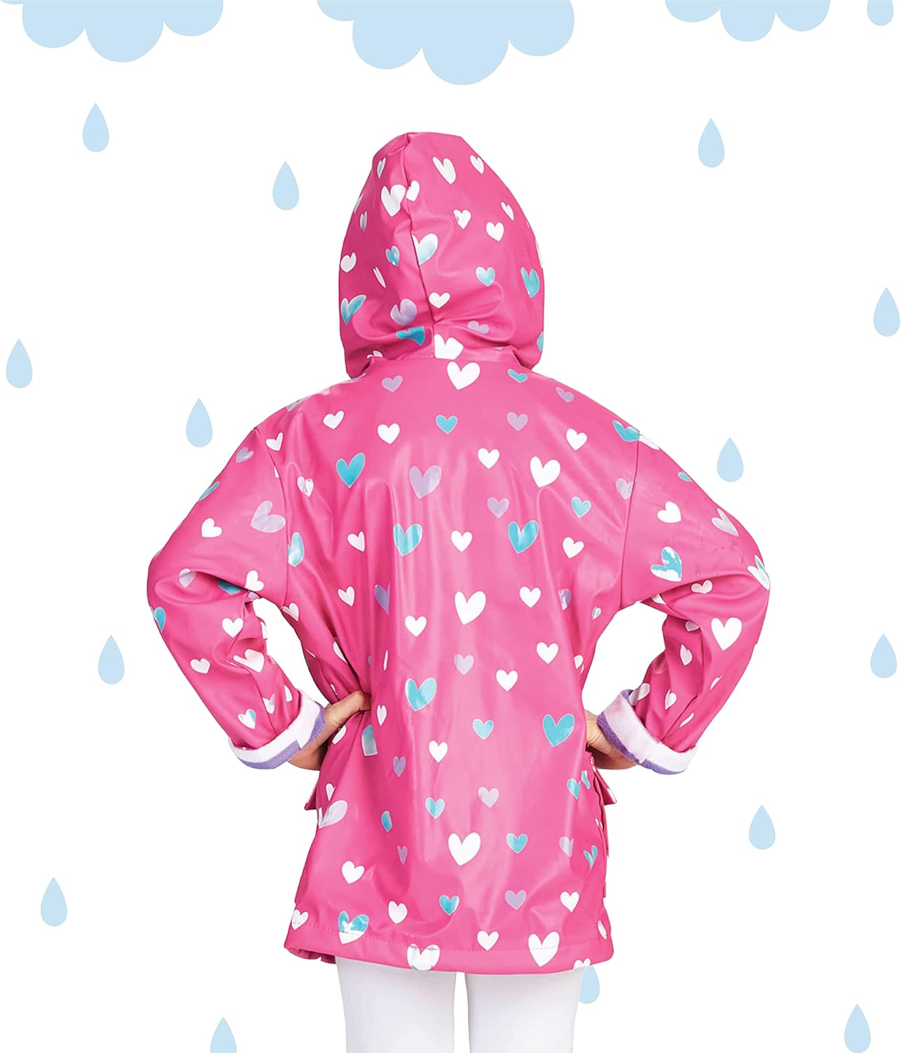 Hatley Girls Rain Jacket Makes Every Rainy Day Shine