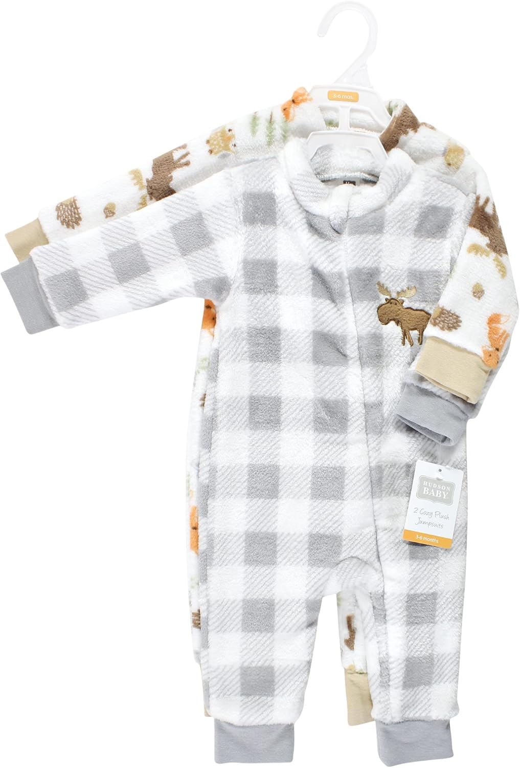 Hudson Baby - Cozy Plush Jumpsuits for Baby Girls Affordable Cozy Set