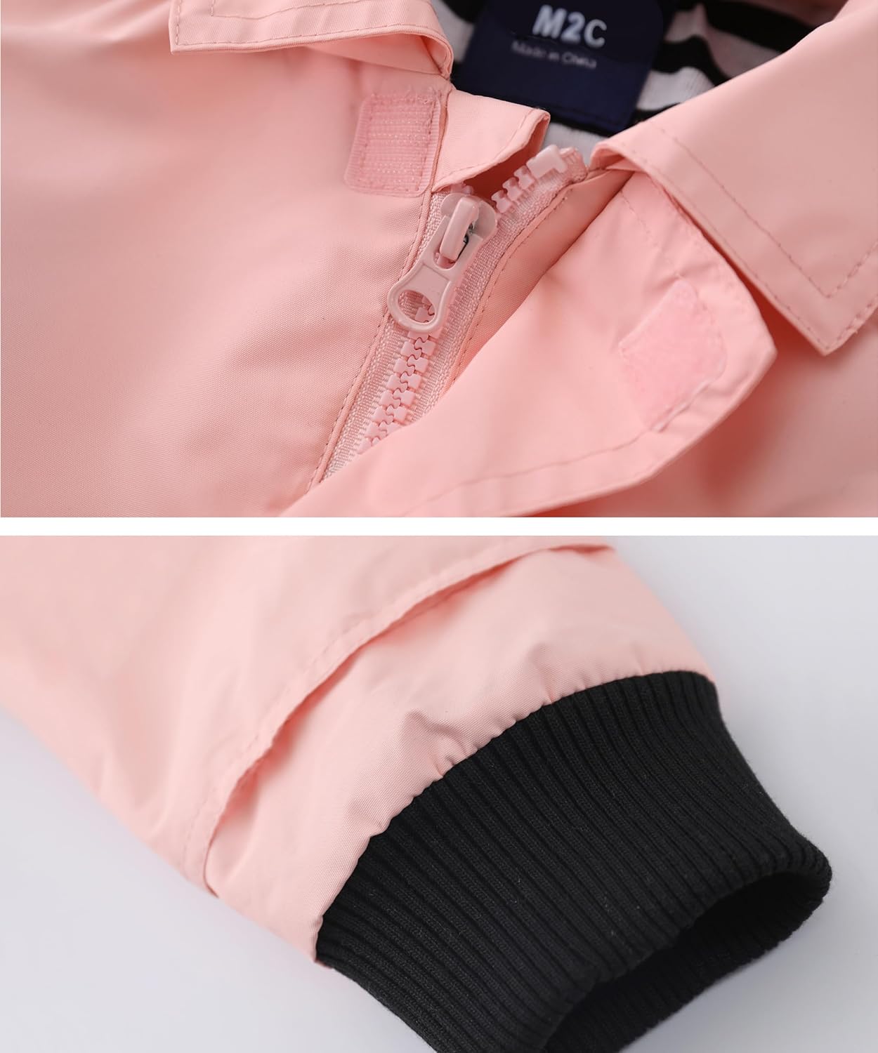 M2C Boys Girls Rain Jacket Waterproof Warm