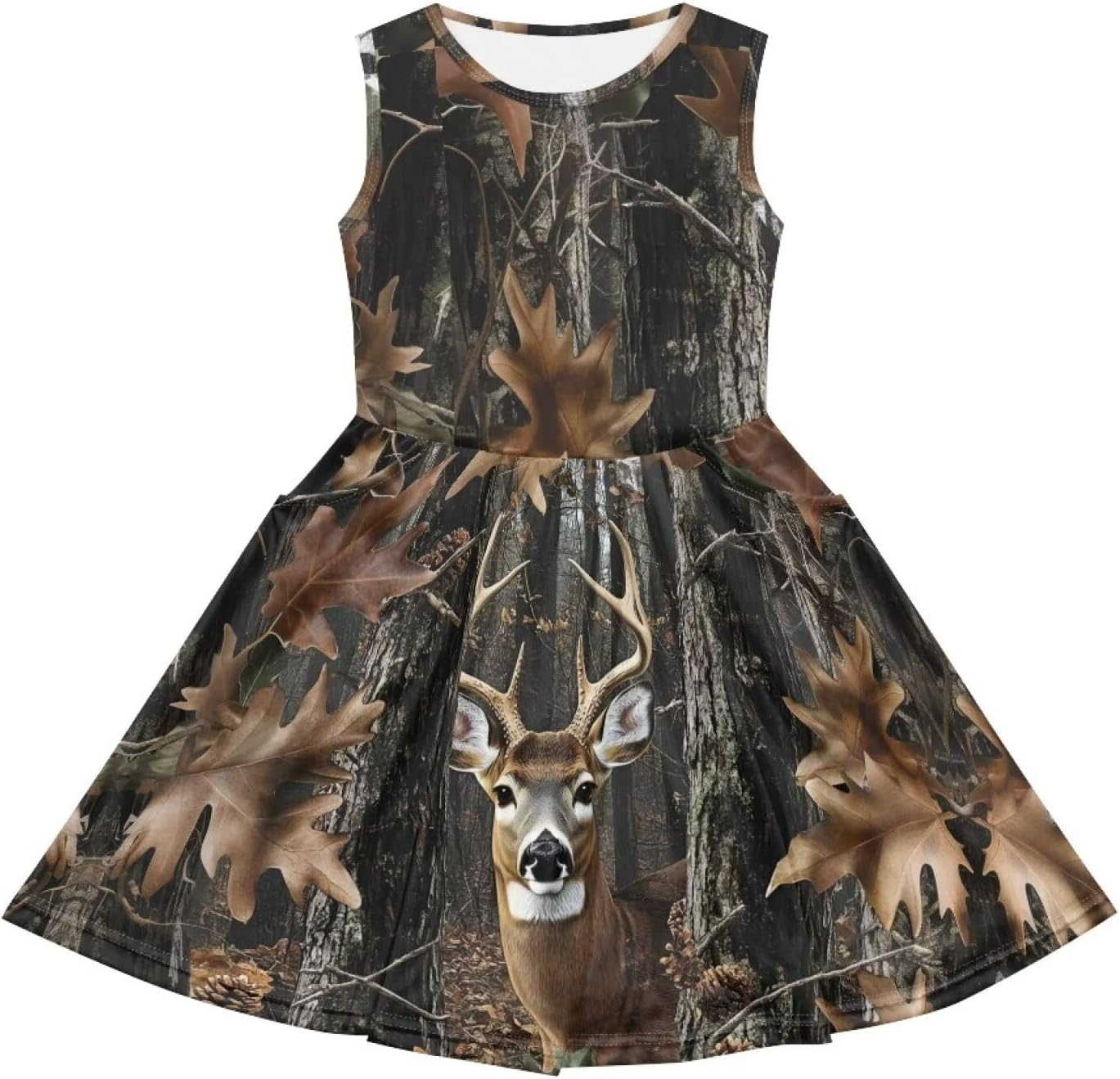 Frymappies Girls Streetwear - Mini Sleeveless Summer Dress for 2-14 Year Olds