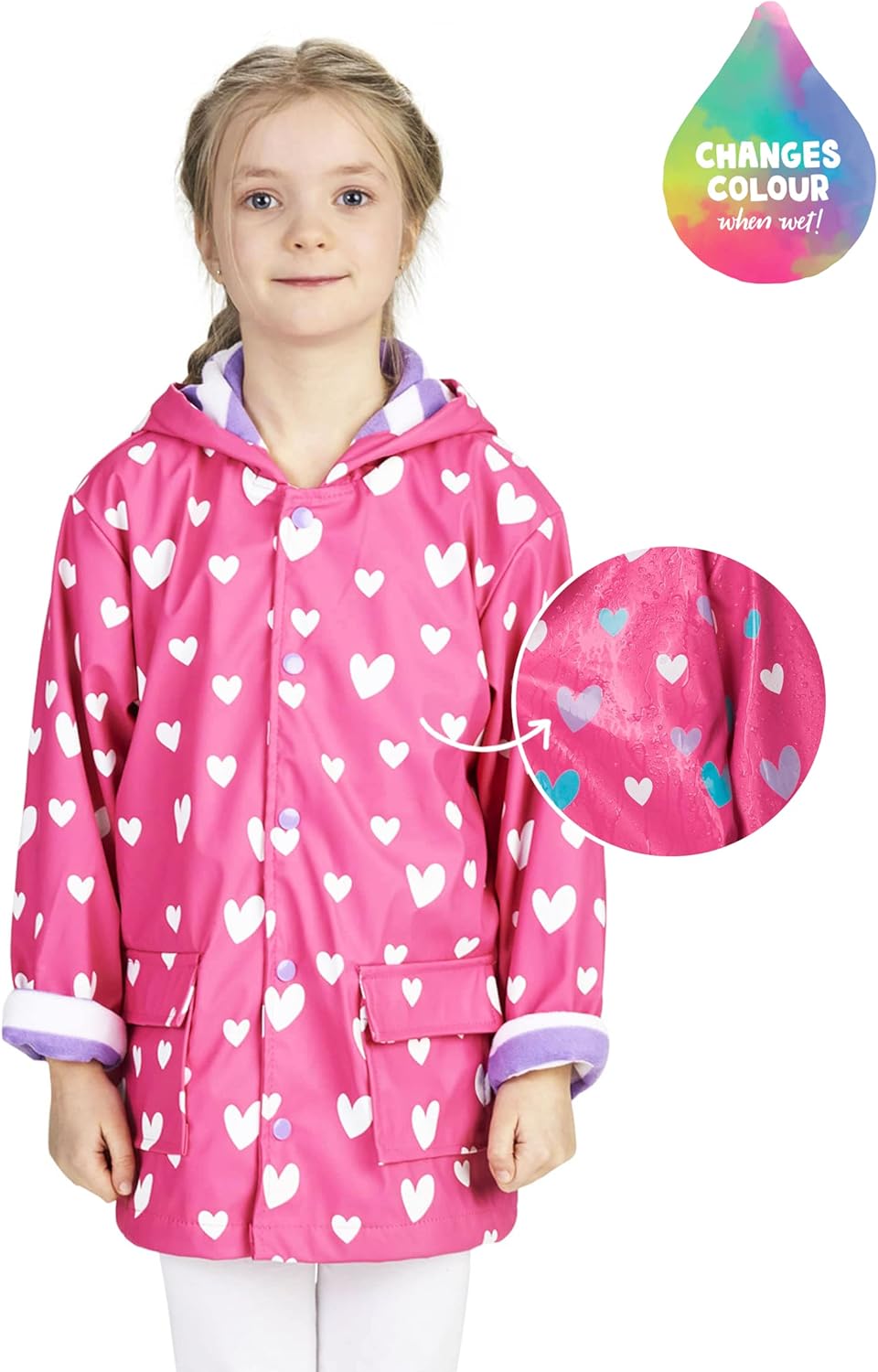 Hatley Girls Rain Jacket Makes Every Rainy Day Shine