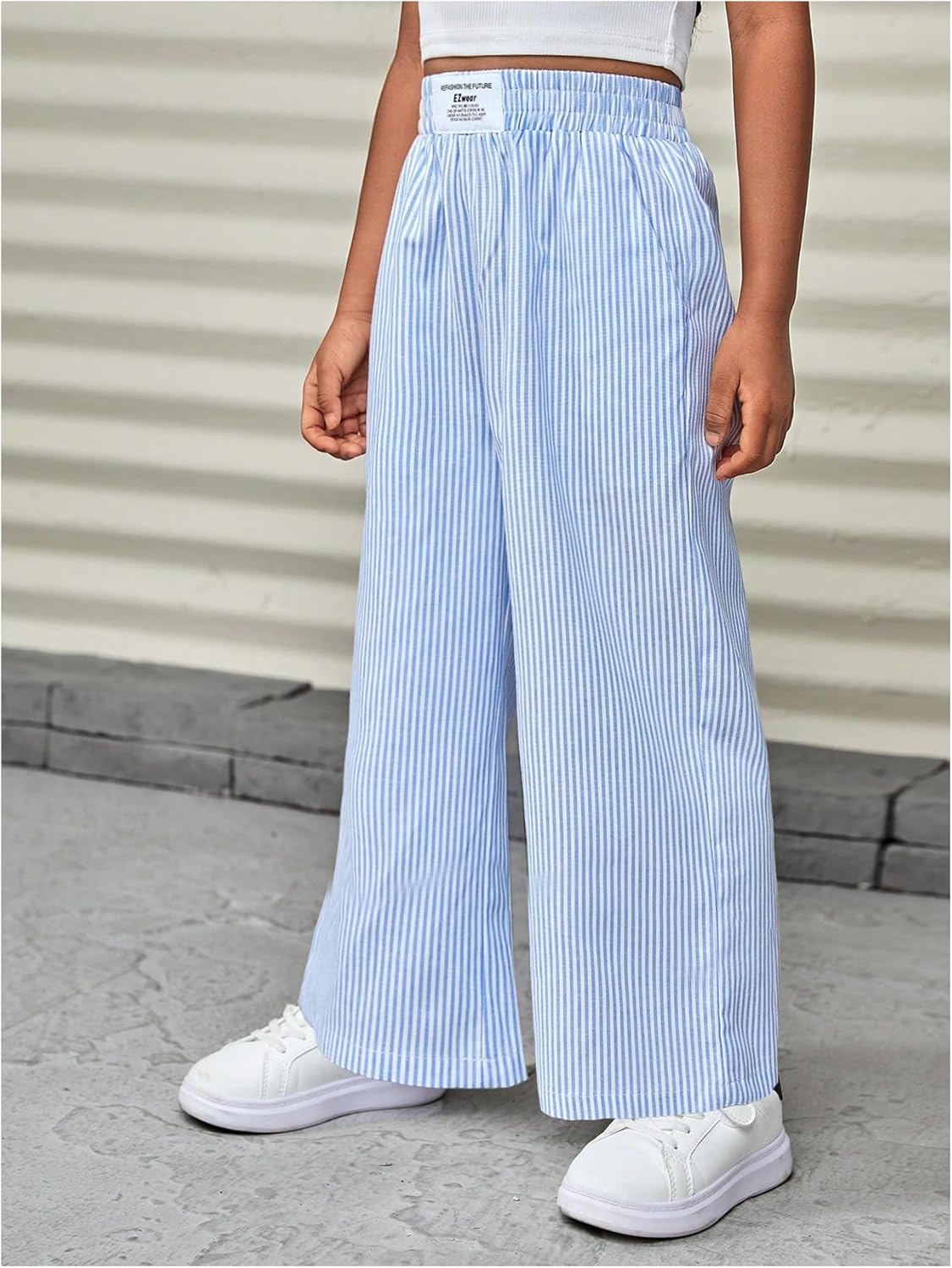 Comfortable Striped Summer Pants for Kids by Floerns