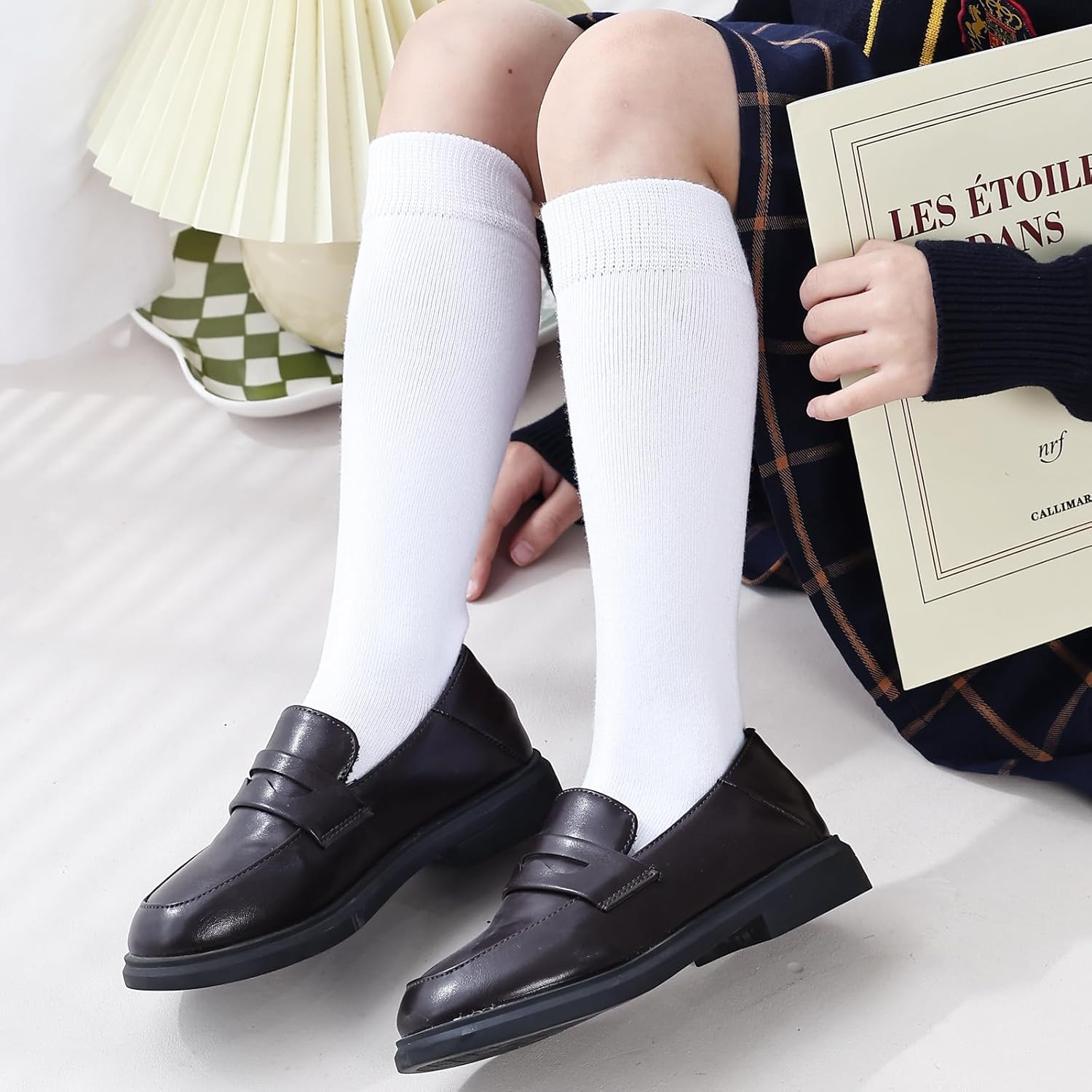 Knee high socks for girls and boys - school uniform