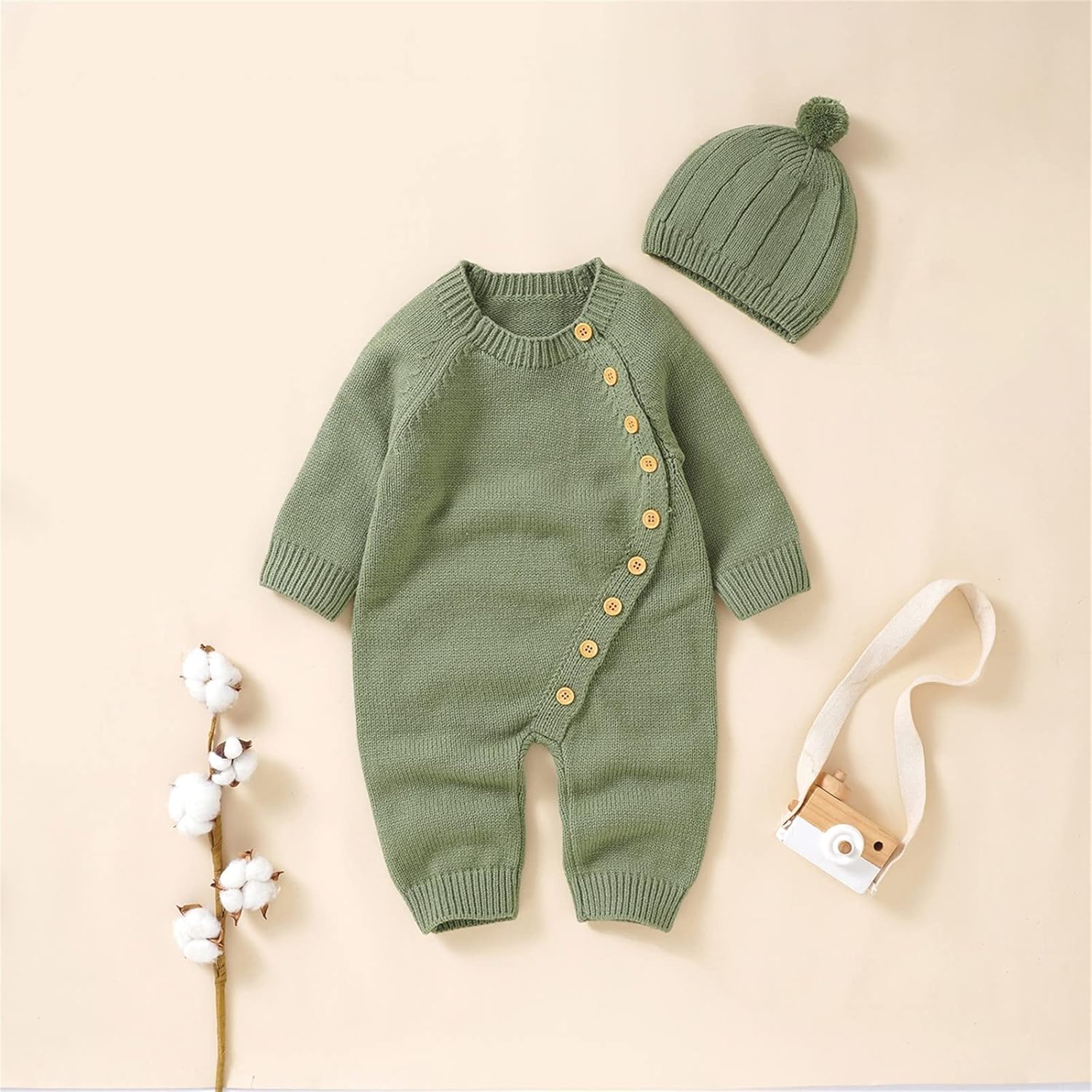 SFDGFHFYF Newborn Boy Girl Romper Set