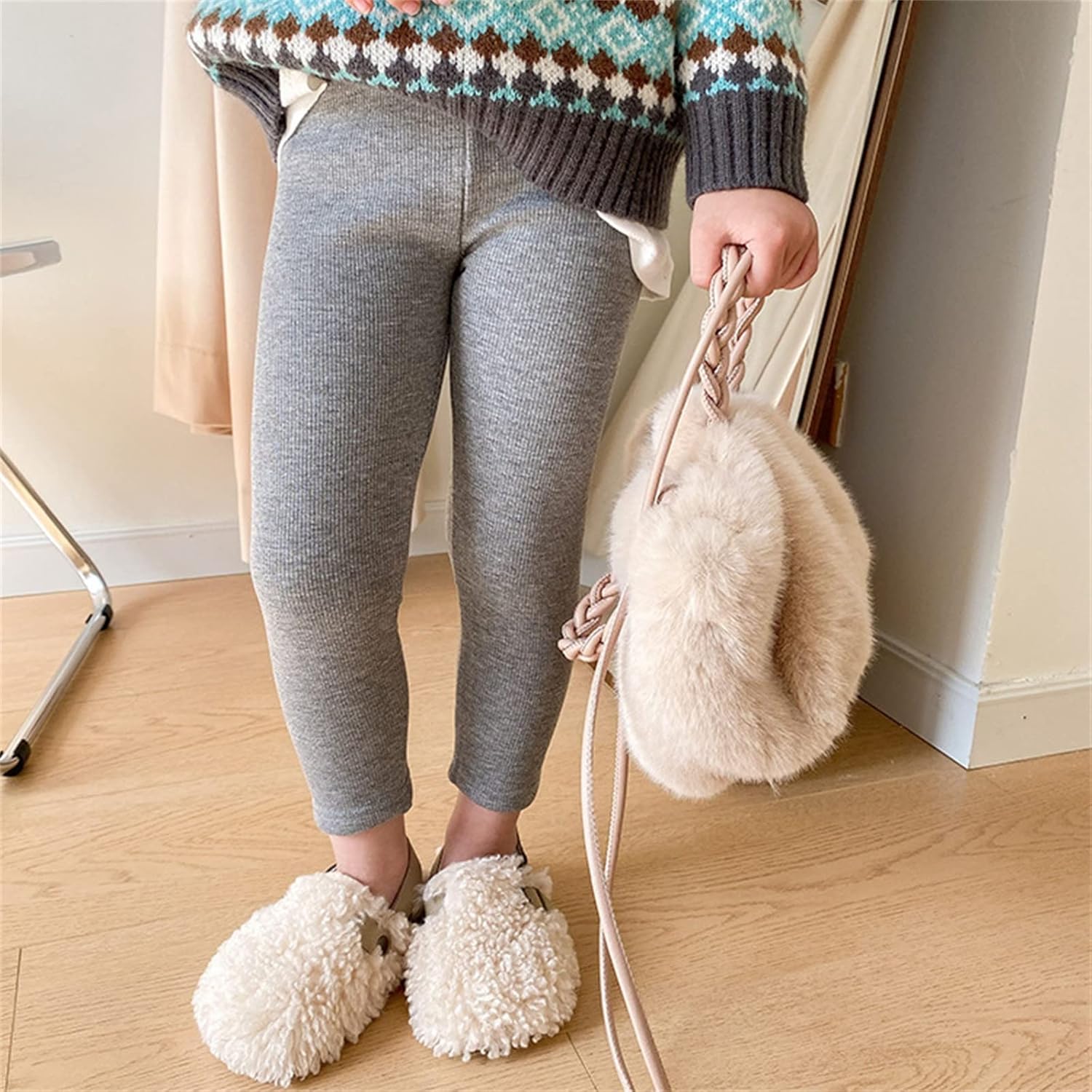 Adorable Baby Girl Winter Leggings Fleece Lined