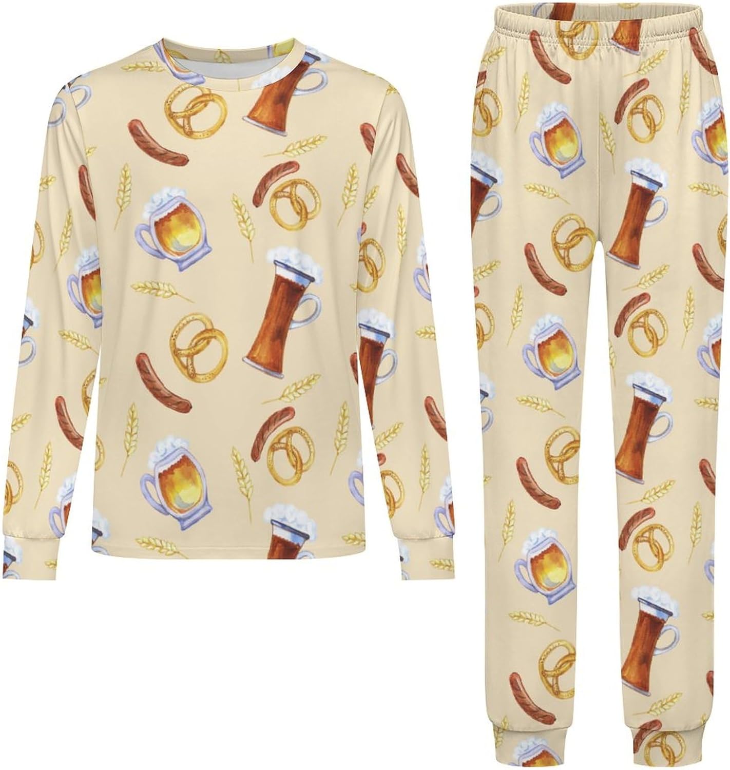 Thermal Underwear for Kids pumpkin-themed Unisex Base Layer Soft Comfortable