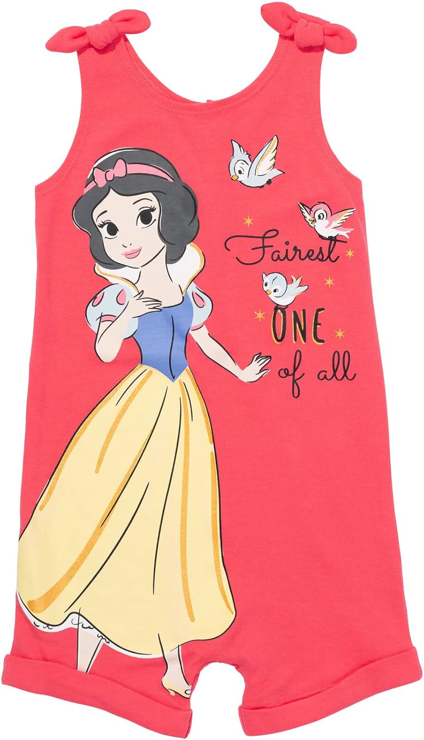 Baby Girls Disney Princess Snow White Romper Headband Newborn to Toddler