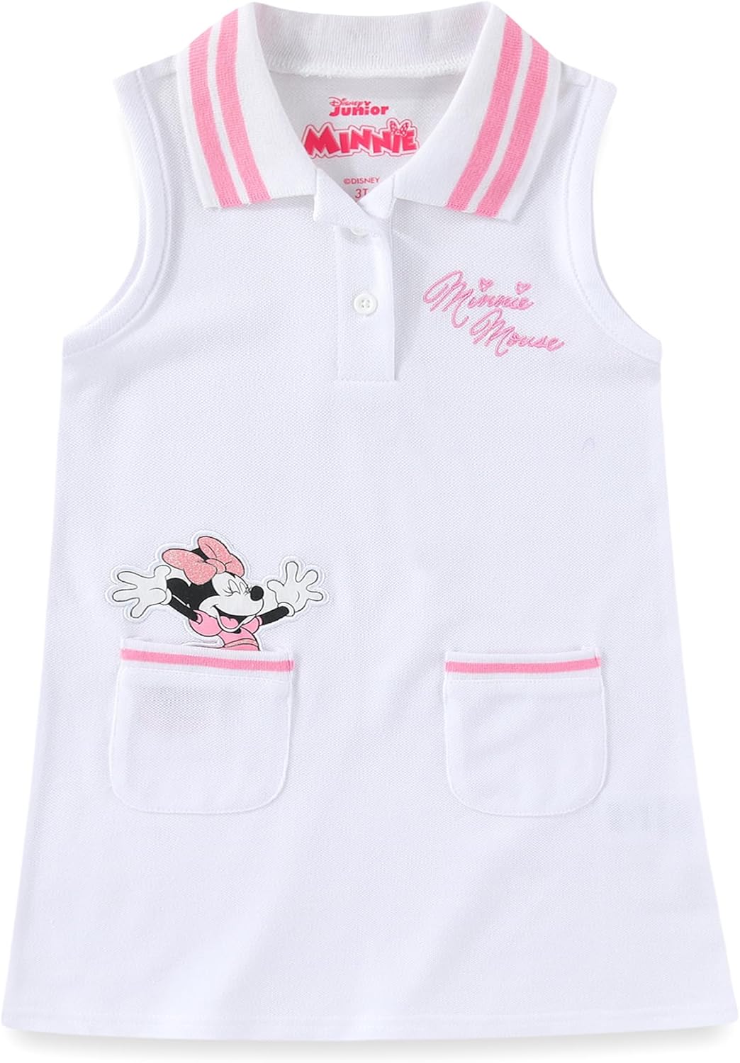 Stylish Disney Minnie Mouse Collar Dress for TODDLERS BIG KIDS