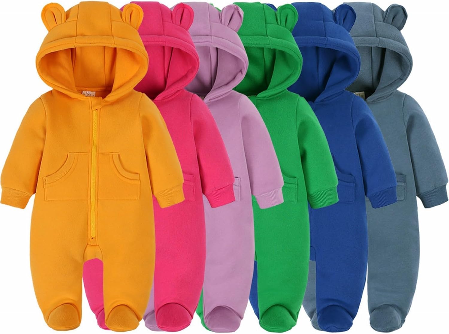 Perfect for Newborn Girls - Long Sleeve Romper Jumpsuit