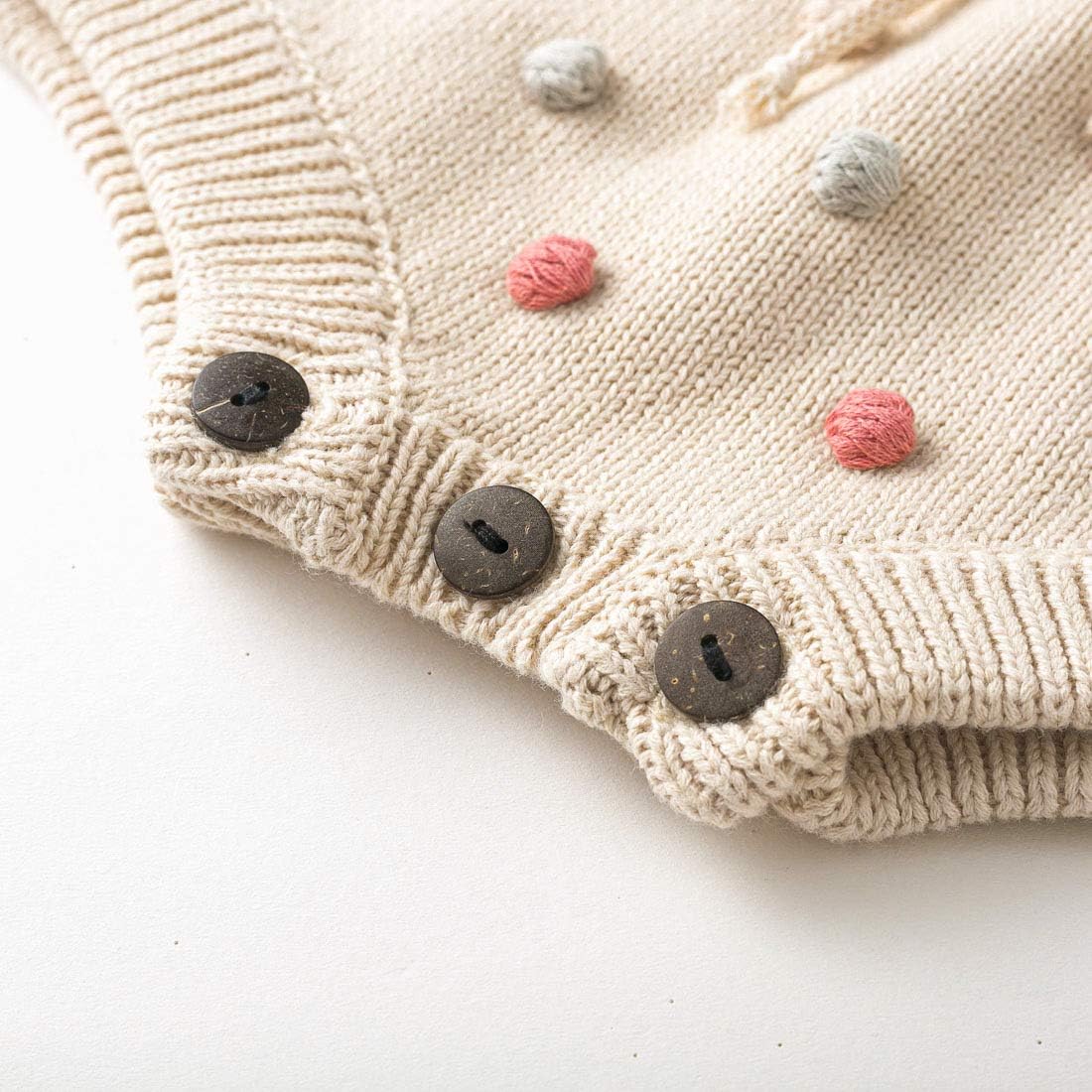 Adorable Knitting Romper for Baby Girls