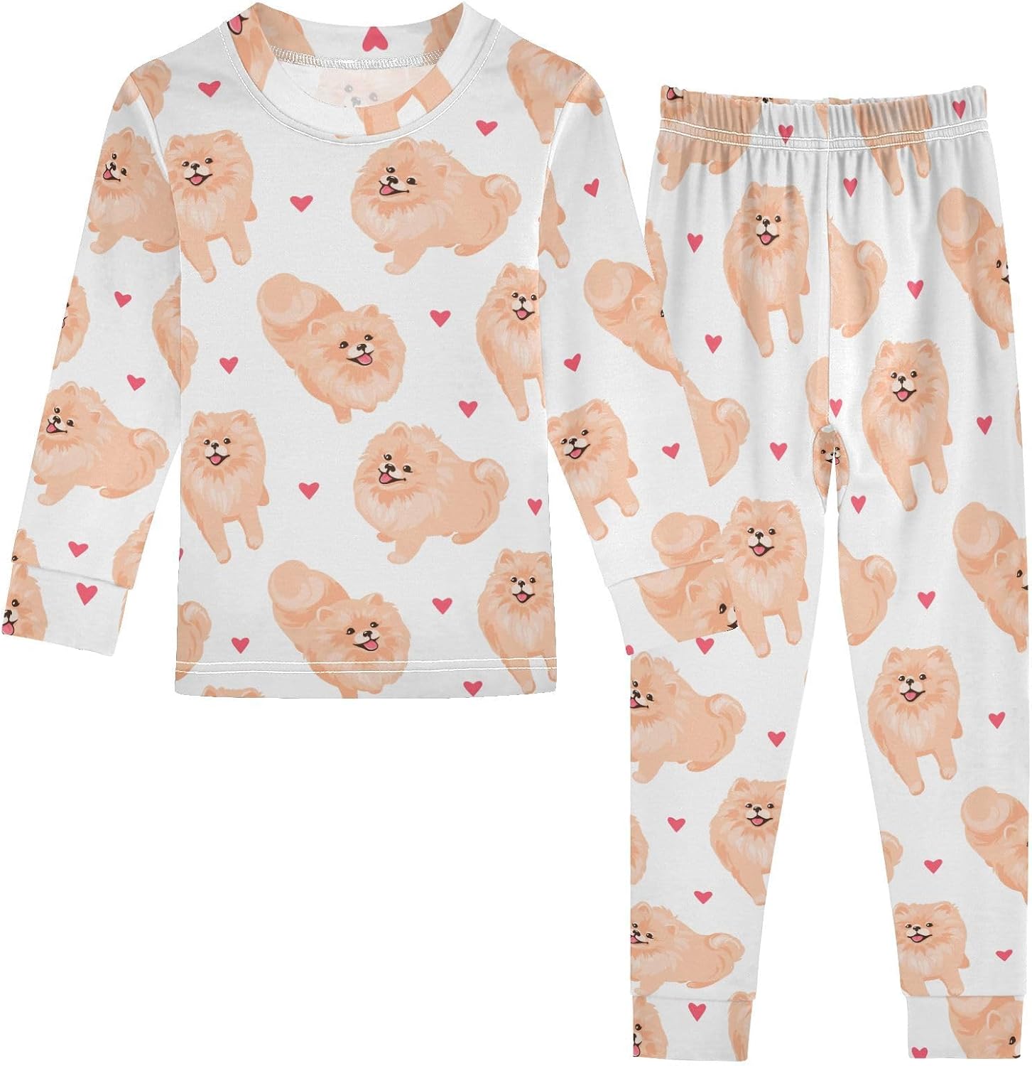 WIFIU Soft Cotton 2 Piece Pajama Set for Kids