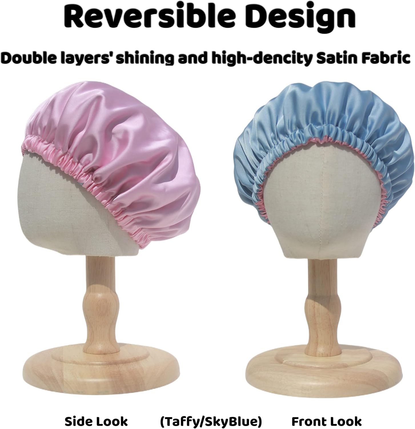 AKISS Satin Silk Bonnet for Babies 0-3 6-12 Moths