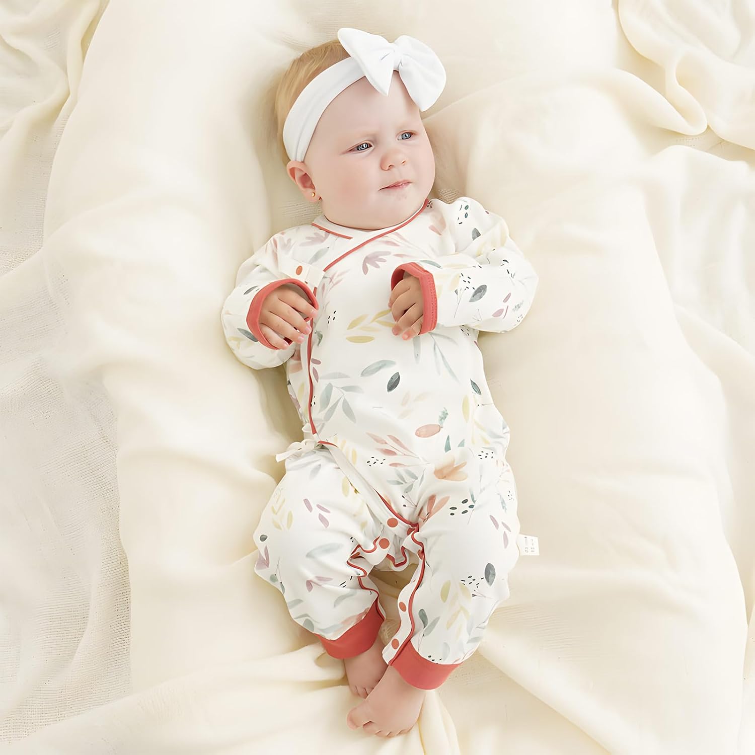 Cherie Kids 0-6 Months Organic Cotton Romper
