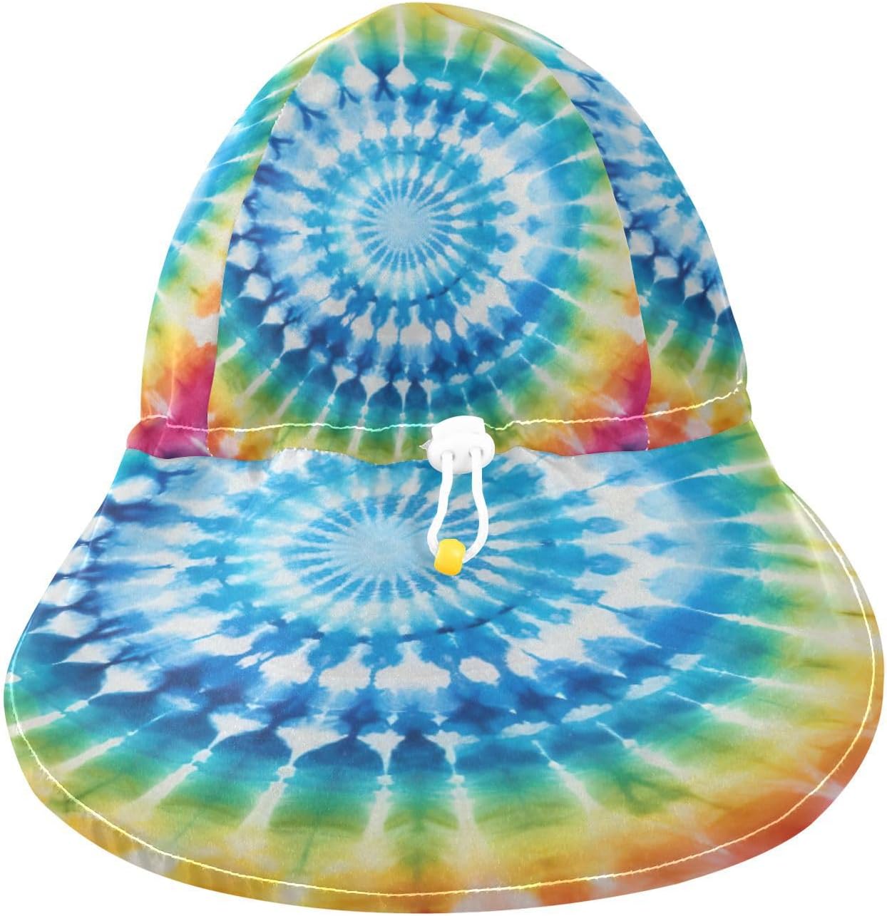 Emelivor Rainbow Tie-Dye Baby Sun Hat UPF 50