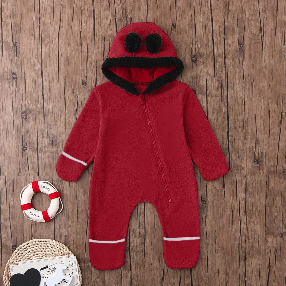 Stylish Cartoon Footed Romper for Babies