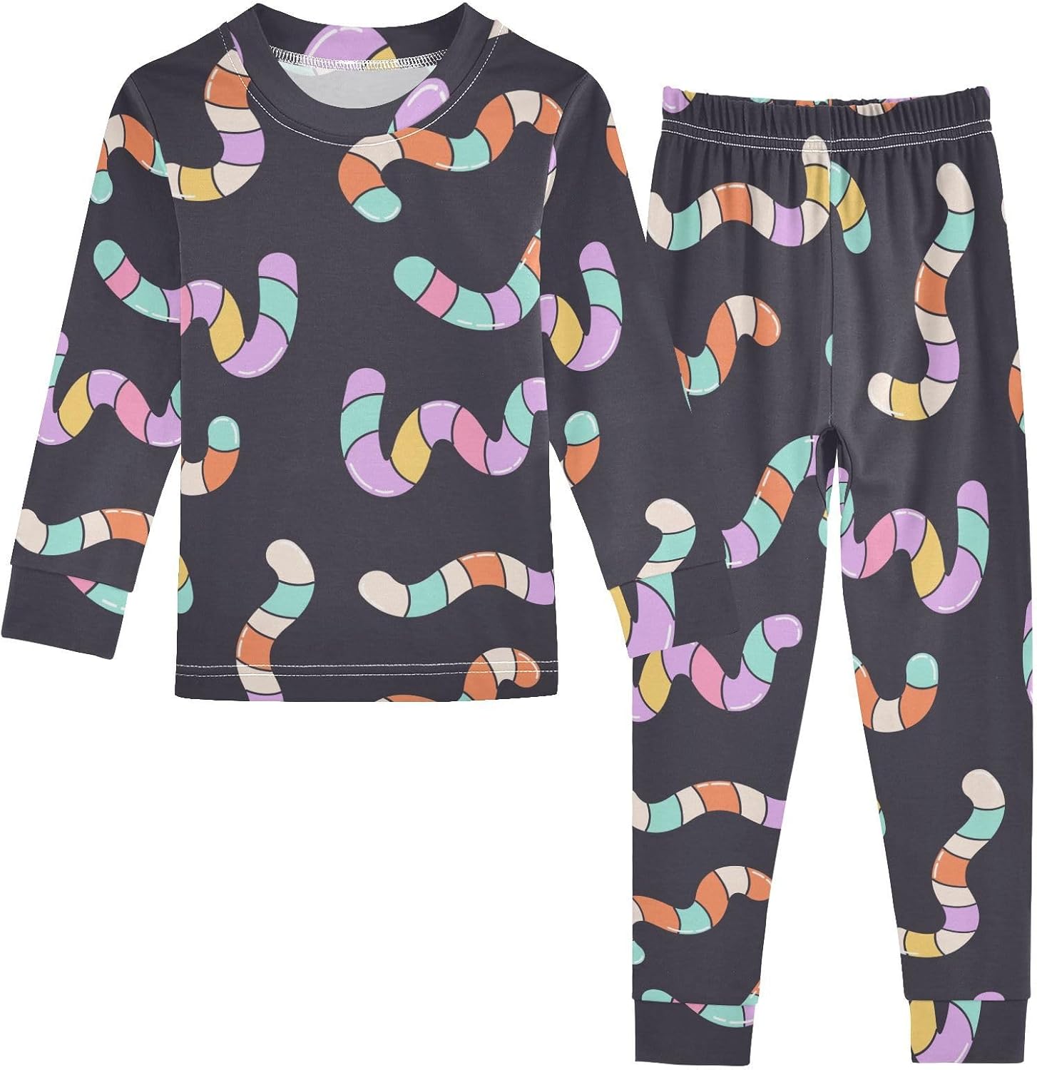 WIFIU Pajama Sets 2-Piece Soft Cotton Pjs for Home Casual Sleep