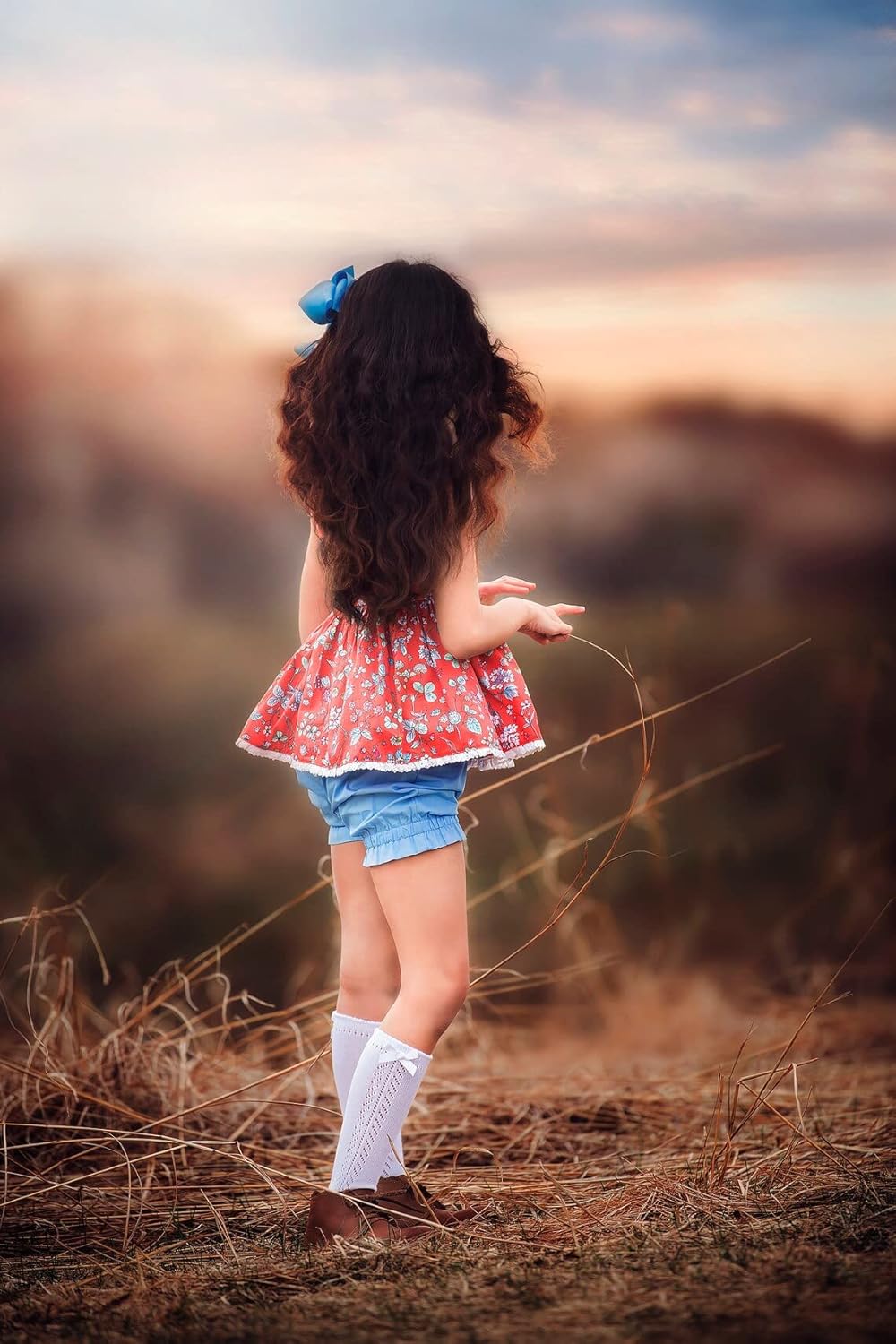 Jefferies Socks Girls Pointelle Bow Knee High Socks for her