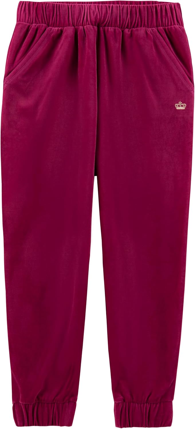Juicy Couture Girls Plush Velour Jogger