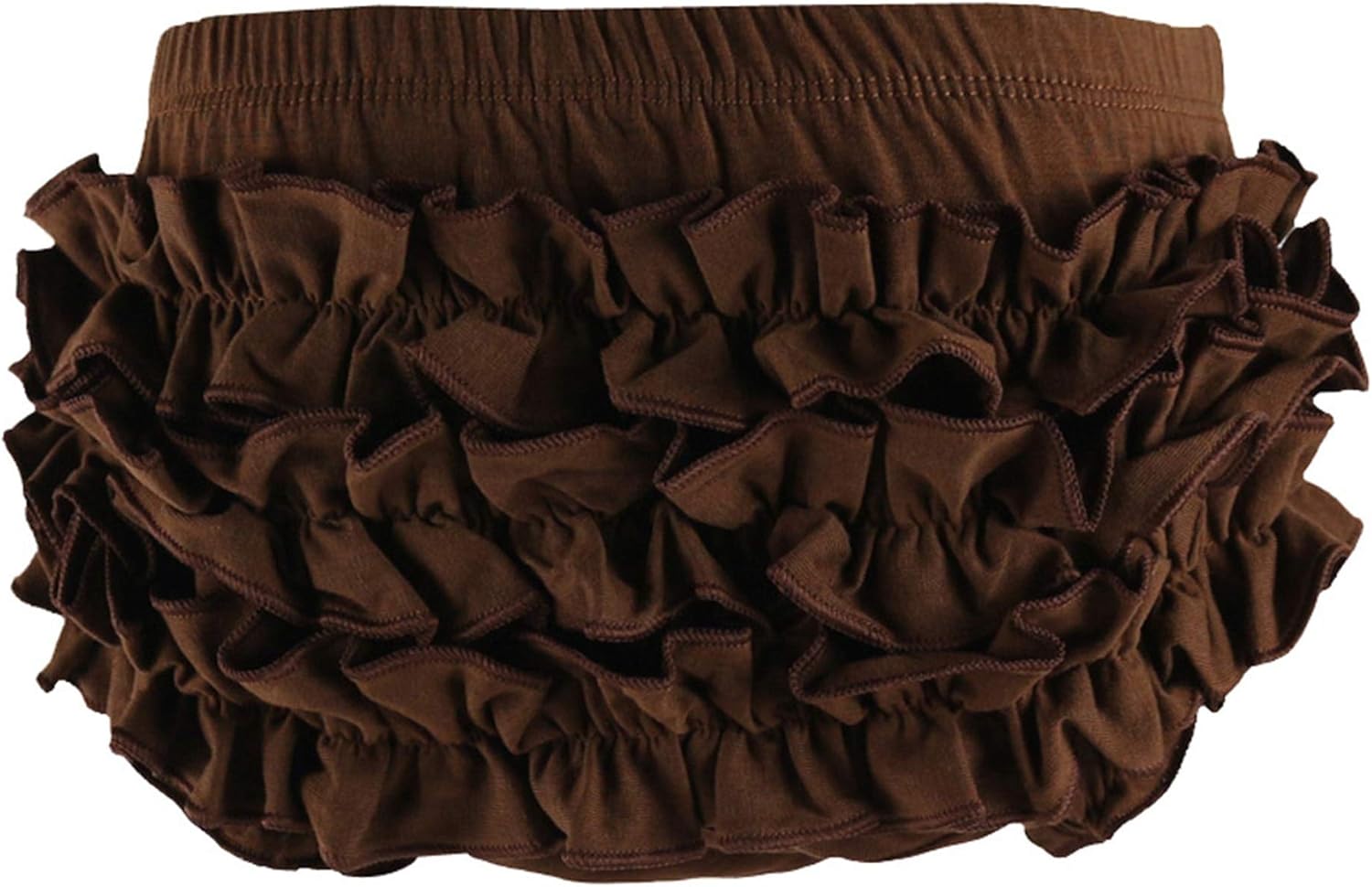 Stretchy Basic Cotton Diaper Cover Bloomers with Ruffles
