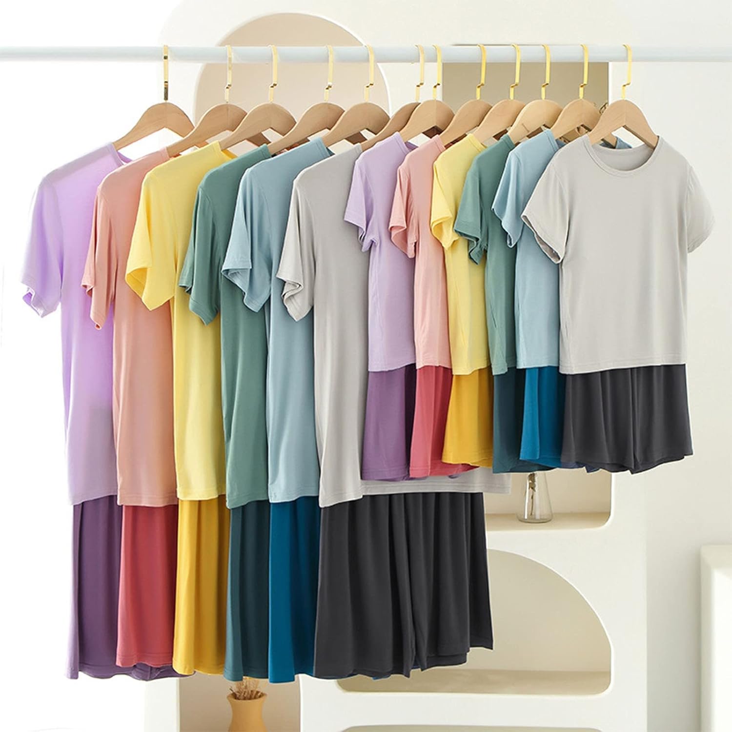Cooling Short Sleeve T-shirt Set for Toddlers Perfect Summer