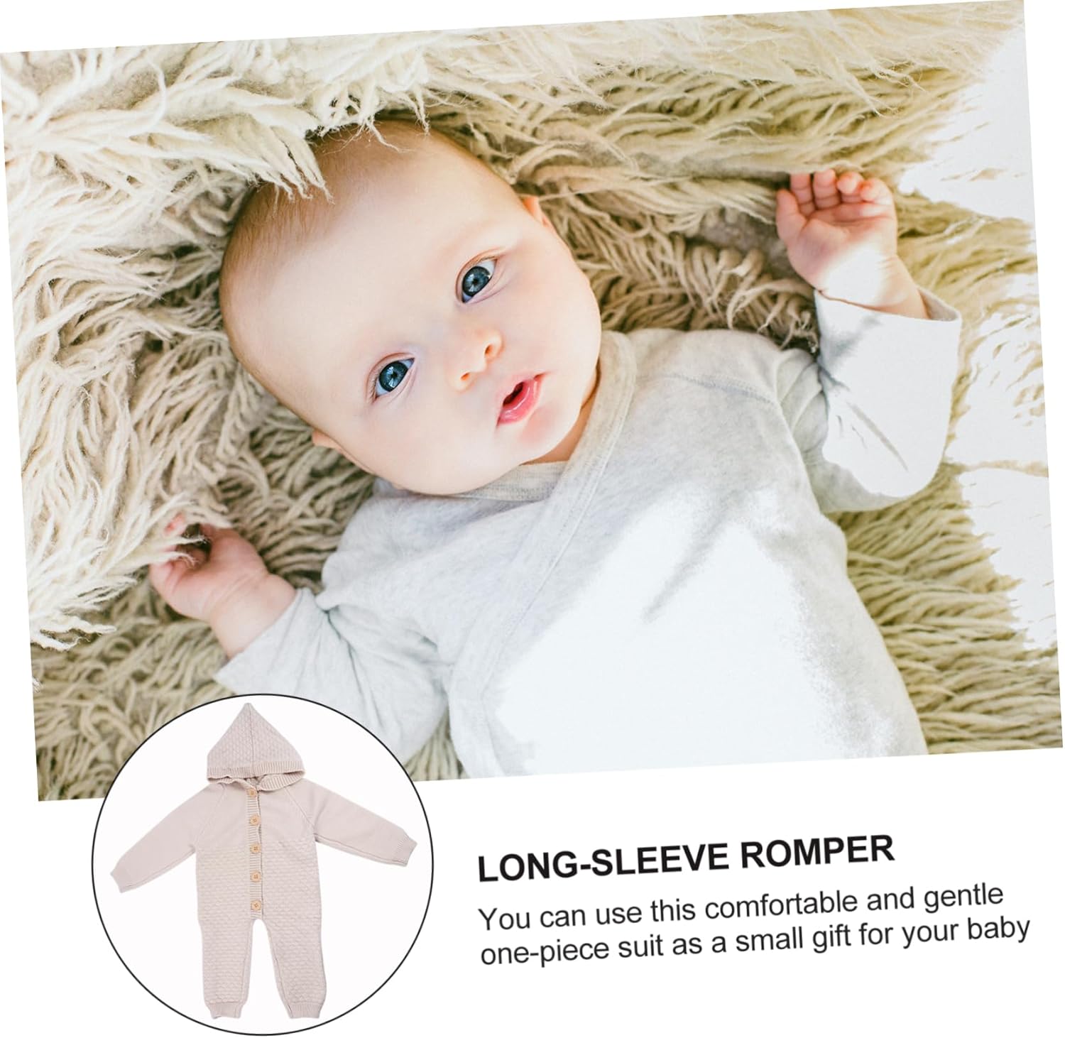 Infant Sleep Bag Long Sleeve Romper for Baby