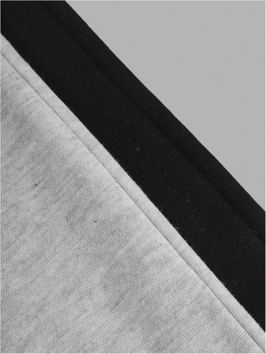 Floerns Colorblock Wide Leg Elastic Waist Sweatpants