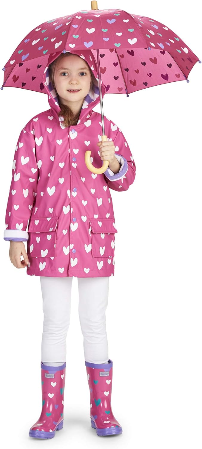 Hatley Girls Rain Jacket Makes Every Rainy Day Shine