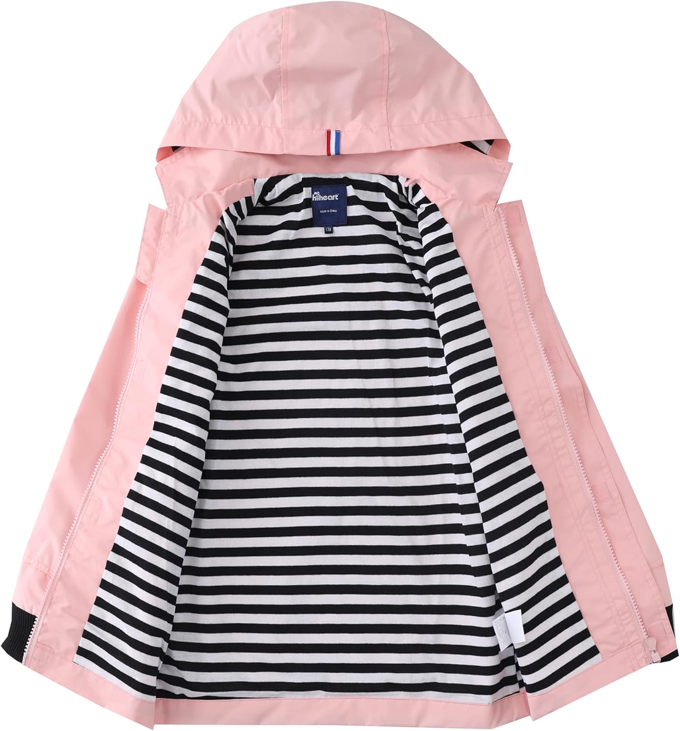 Hiheart Boys Girls Waterproof Hooded Jackets