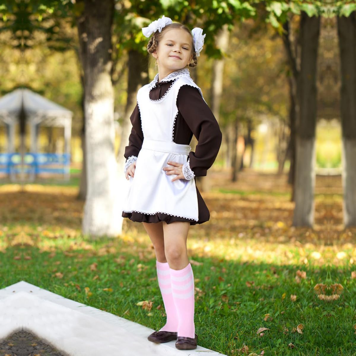 FZBNSRKO Cotton Knee-High Socks for Kids