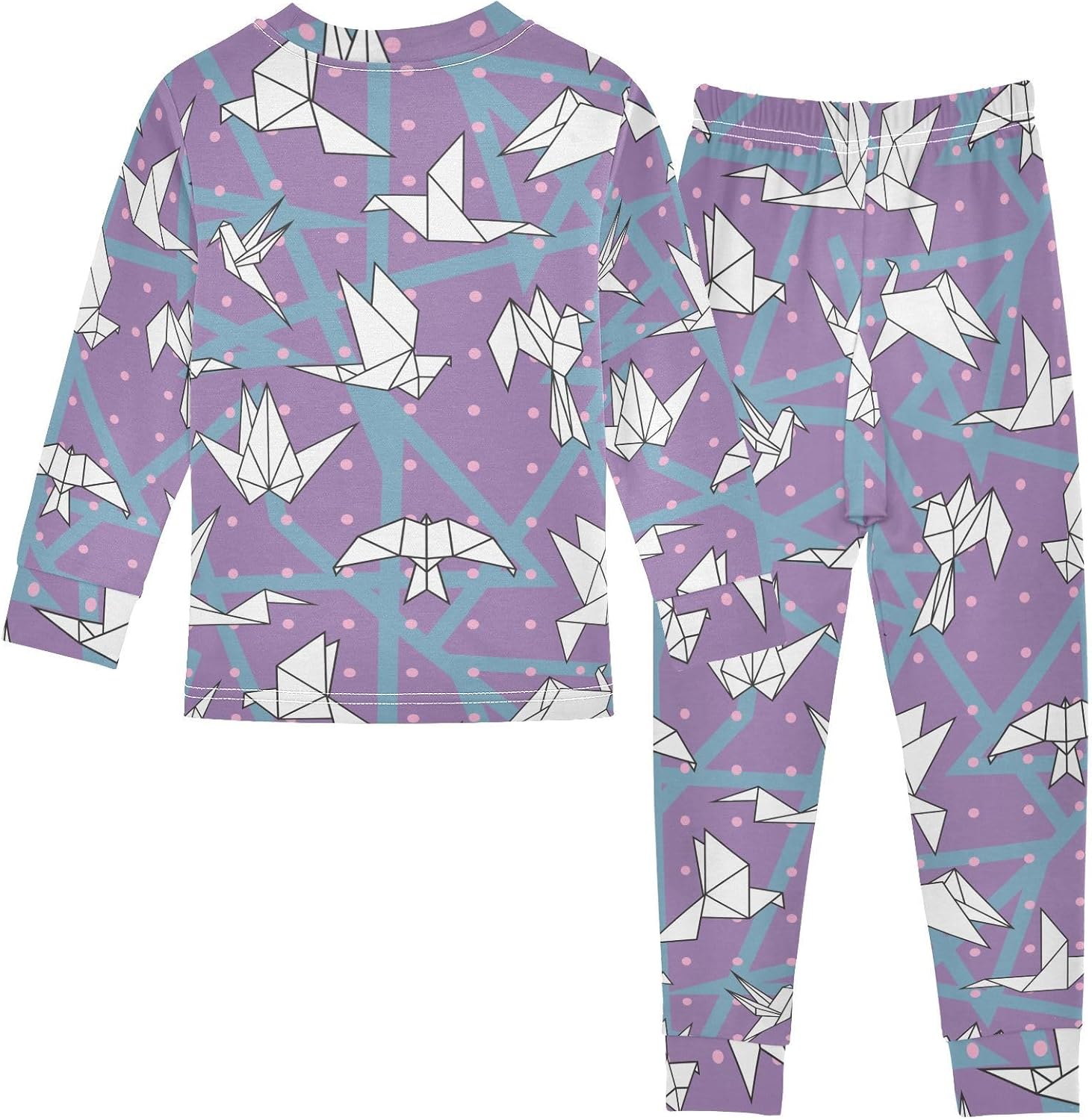 WIFIU 2 Piece Pajama Set for Kids 18M-8Y Soft Cotton Sleepwear