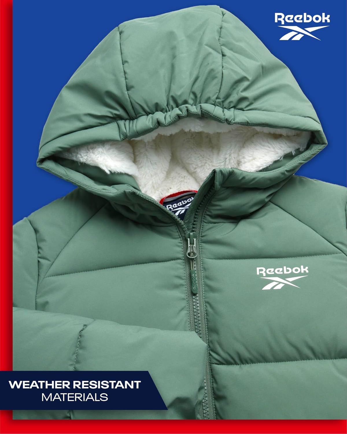 Reebok Girls Puffer Parka