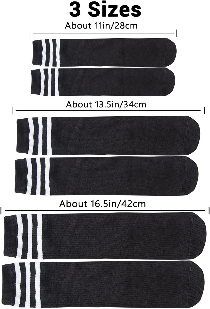 TOCONFFON Knee High Tube Socks for Boys Girls Baby Toddler Child