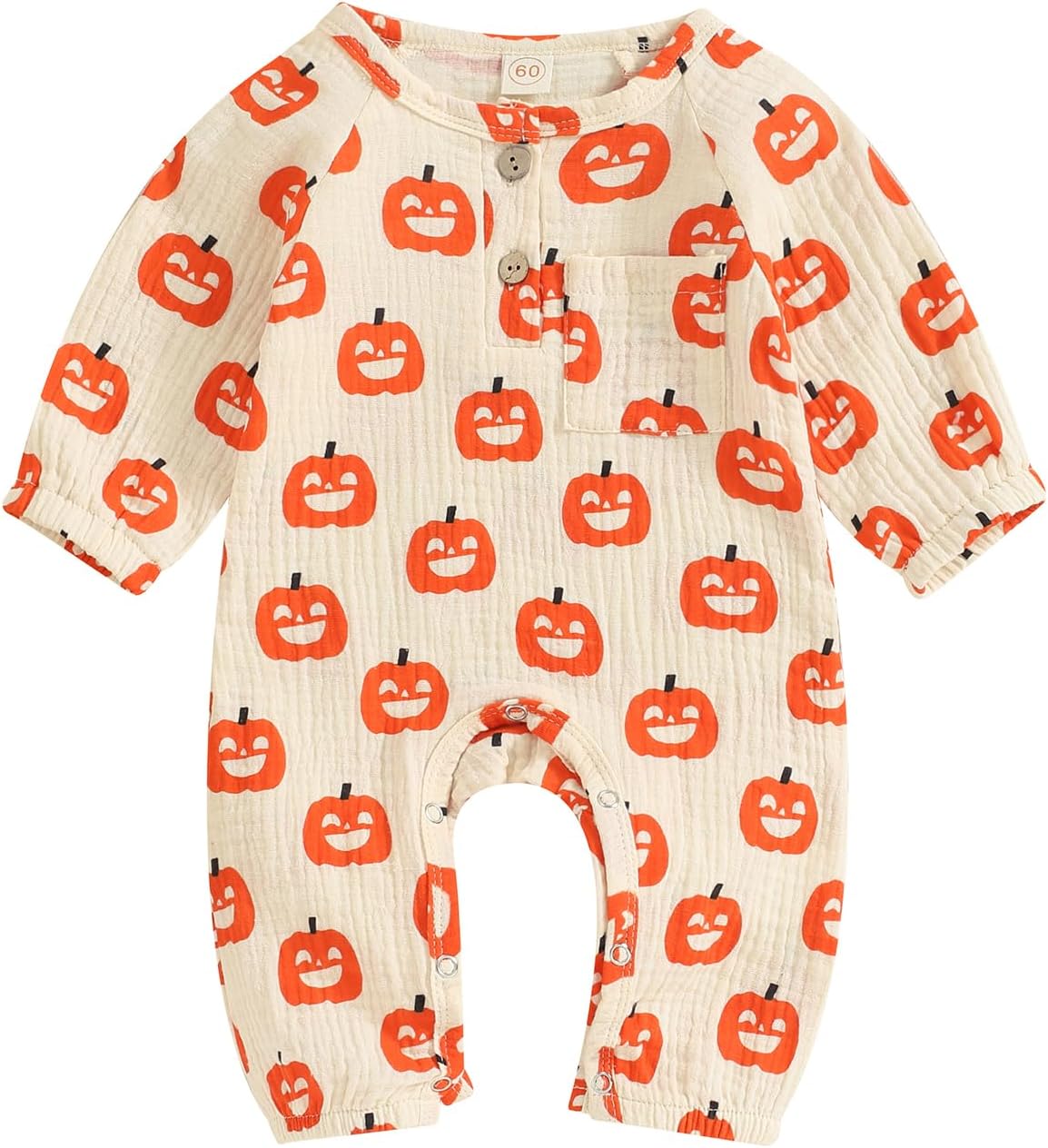 Halloween Trick or Treat - Cozy Cute Perfect Pumpkins ROMPER for Babies