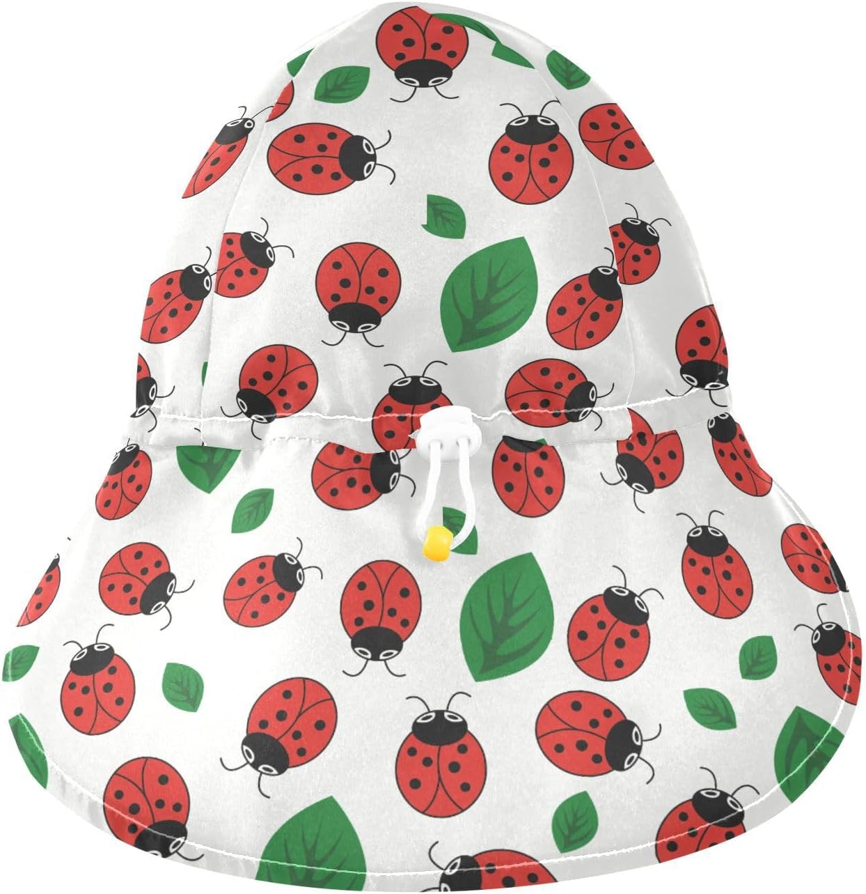 Lemon Yellow UPF 50 Toddler Sunhat - Adjustable Beach Cover for Kids