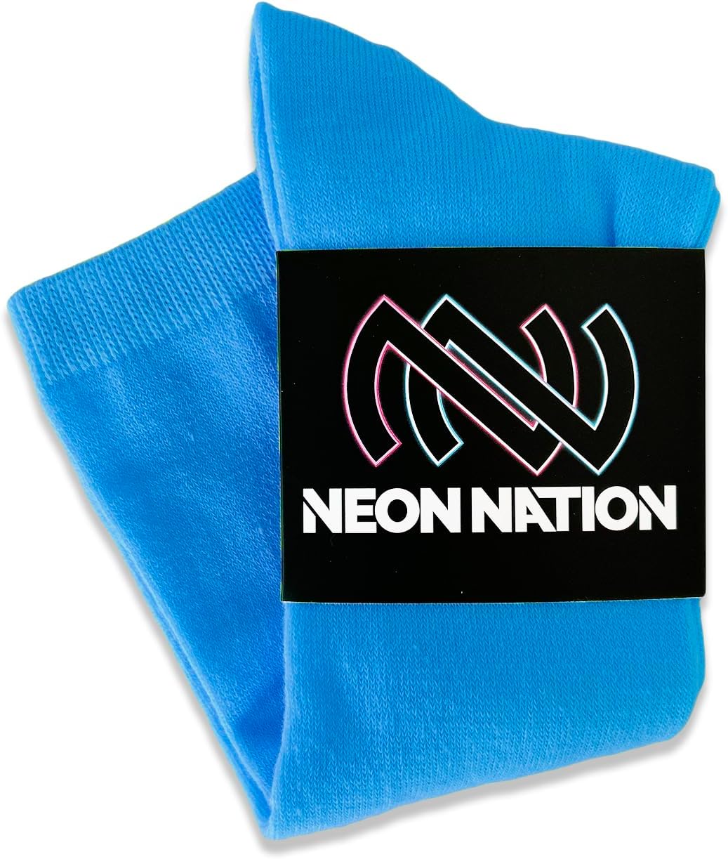 Neon Nation Bounce Back knee high socks